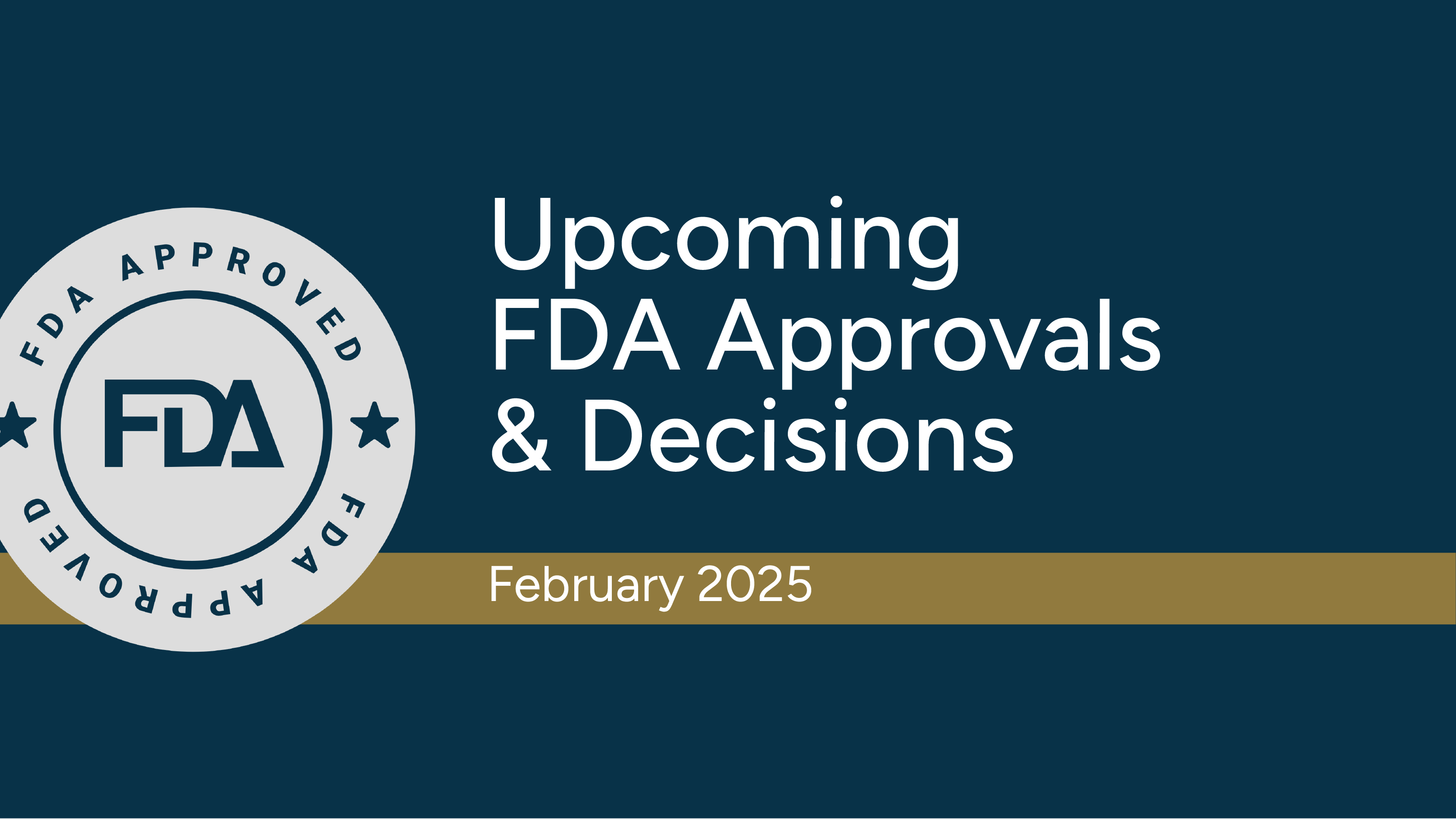 Upcoming FDA Decisions - February 2025 featured image