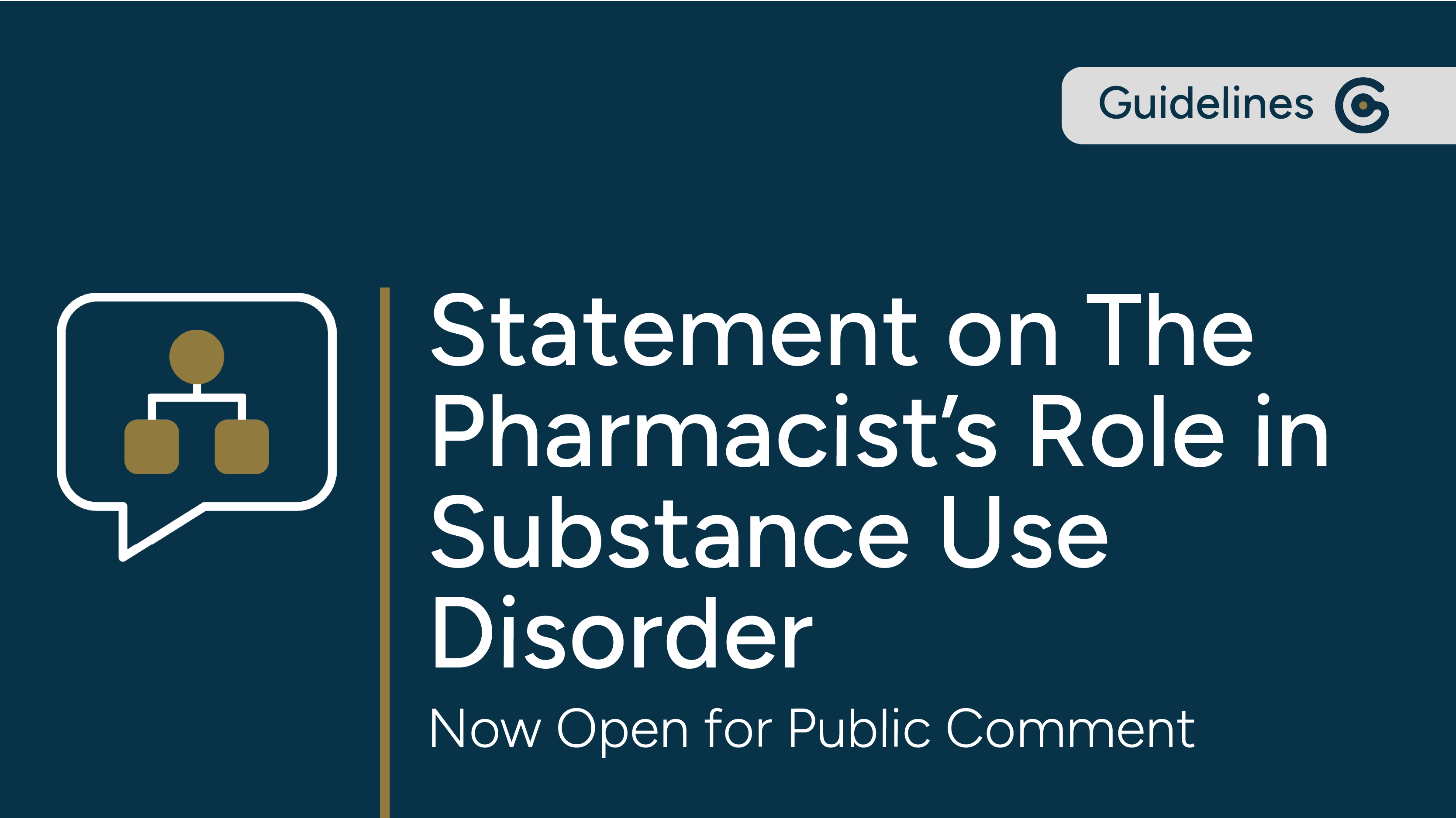 ASHP’s Draft Statement on the Pharmacist's Role in Substance Use Disorder is Now Open for Comments post image