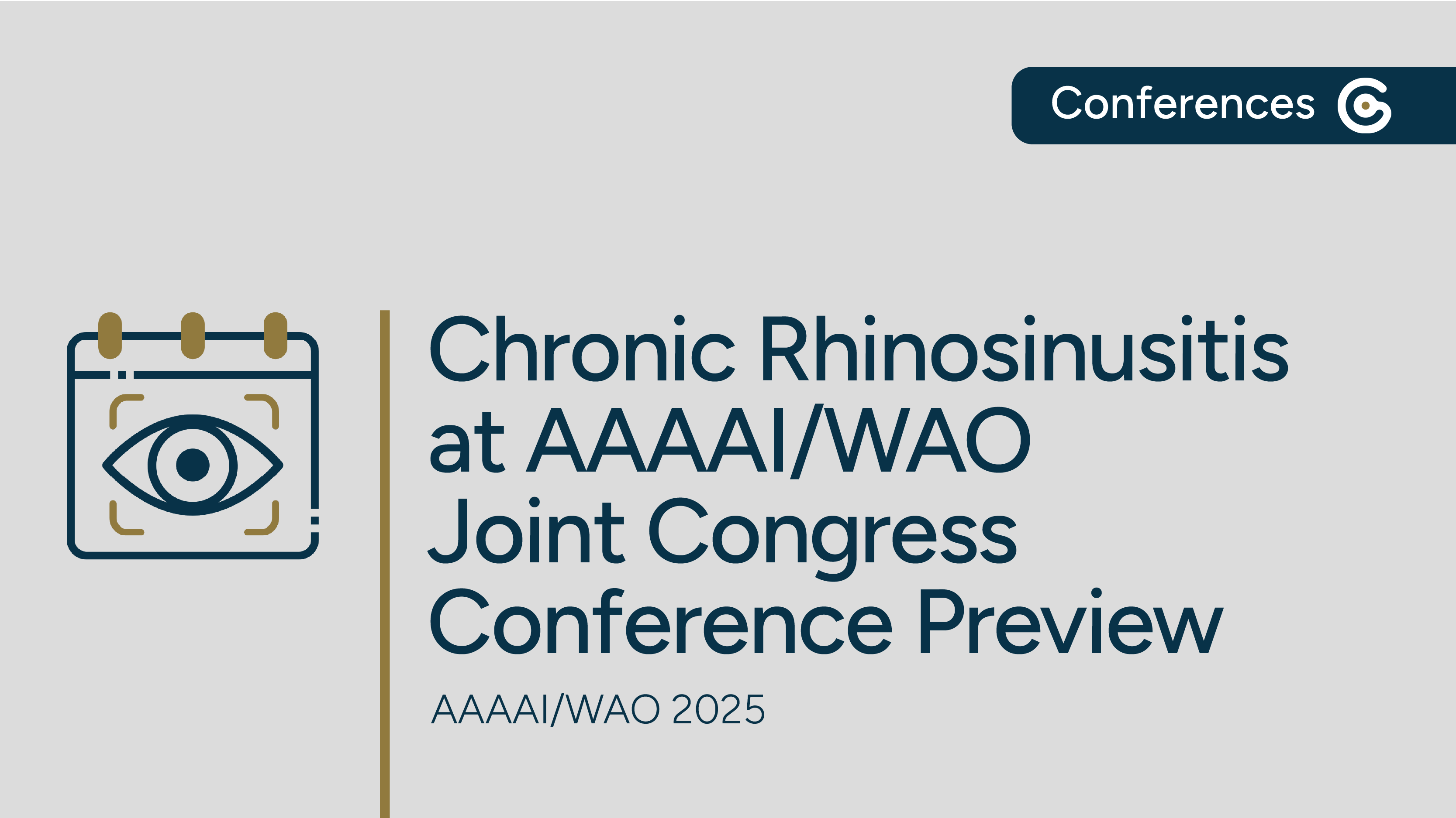 2025 AAAAI/WAO Joint Congress - Conference Preview on Chronic Rhinosinusitis featured image