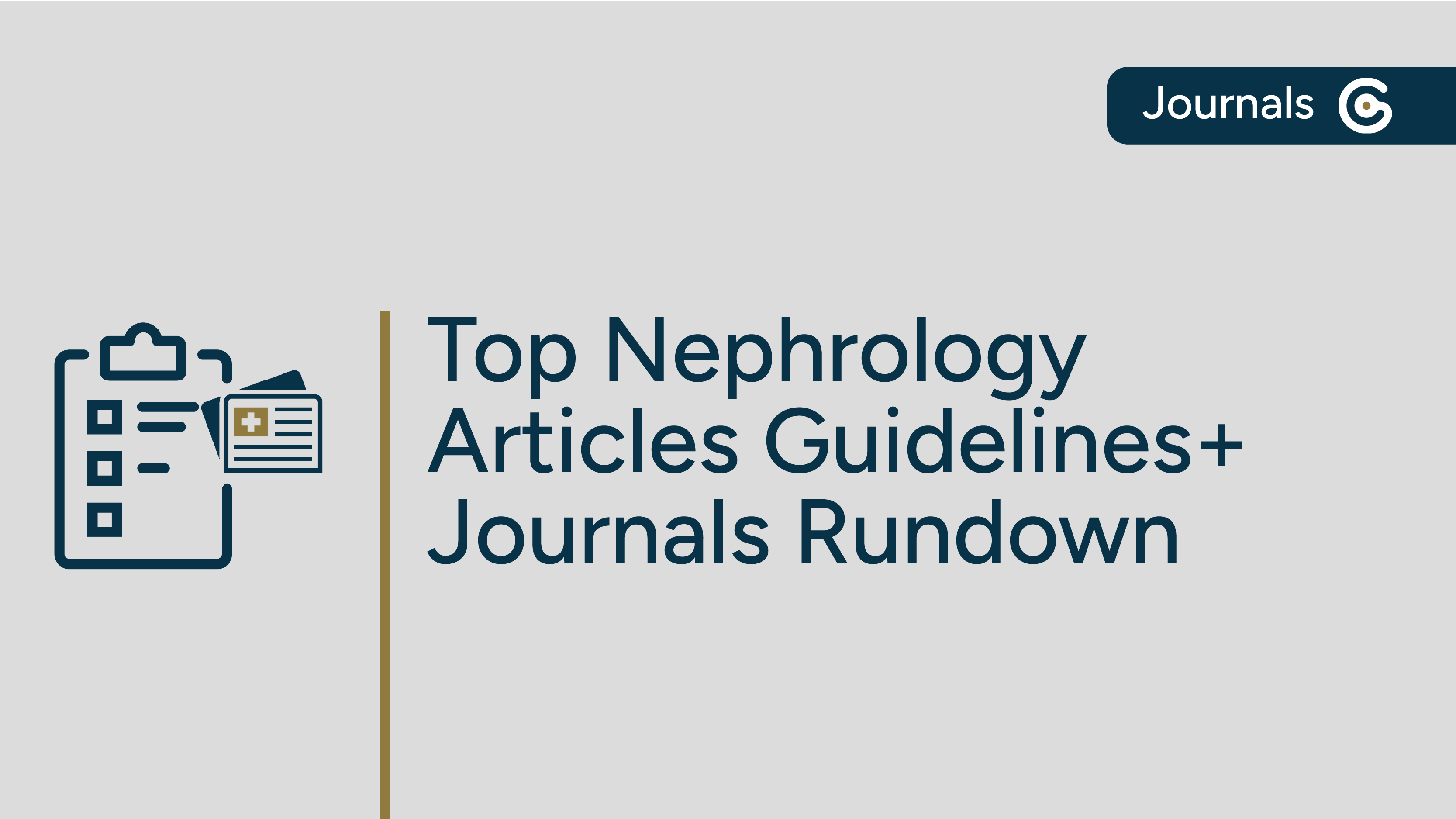 Top Nephrology Articles - Guidelines+ Journals Rundown featured image