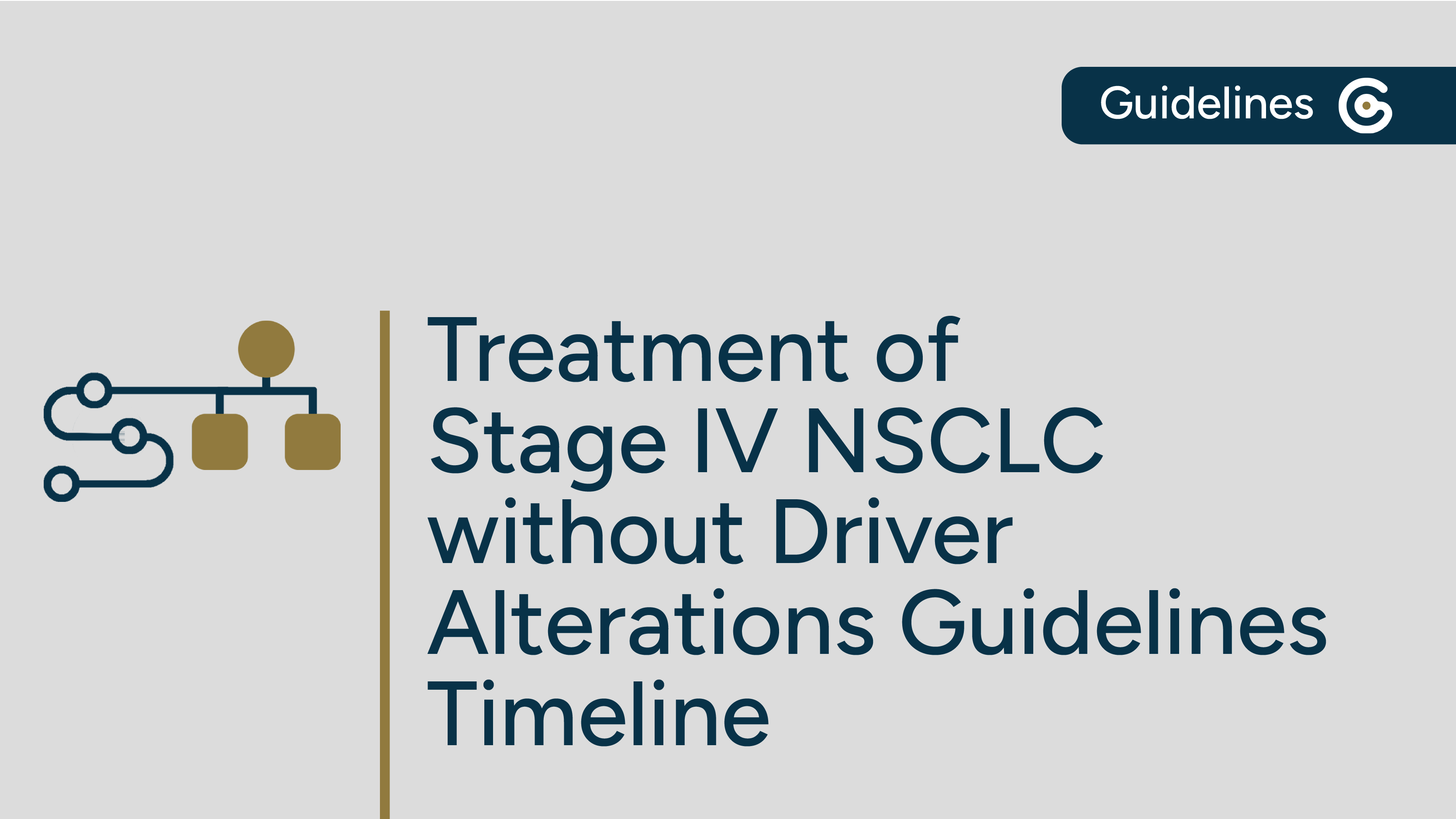 Updates for the Treatment of Stage IV NSCLC Without Driver Alterations Guidelines Timeline post image