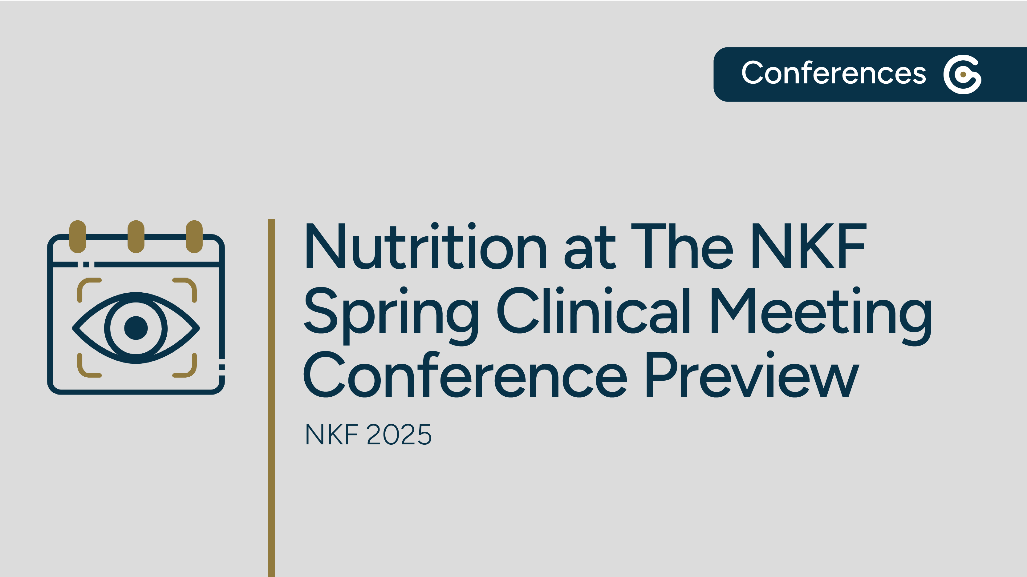 National Kidney Foundation's Spring Clinical Meeting (SCM25) - Conference Preview on Nutrition featured image