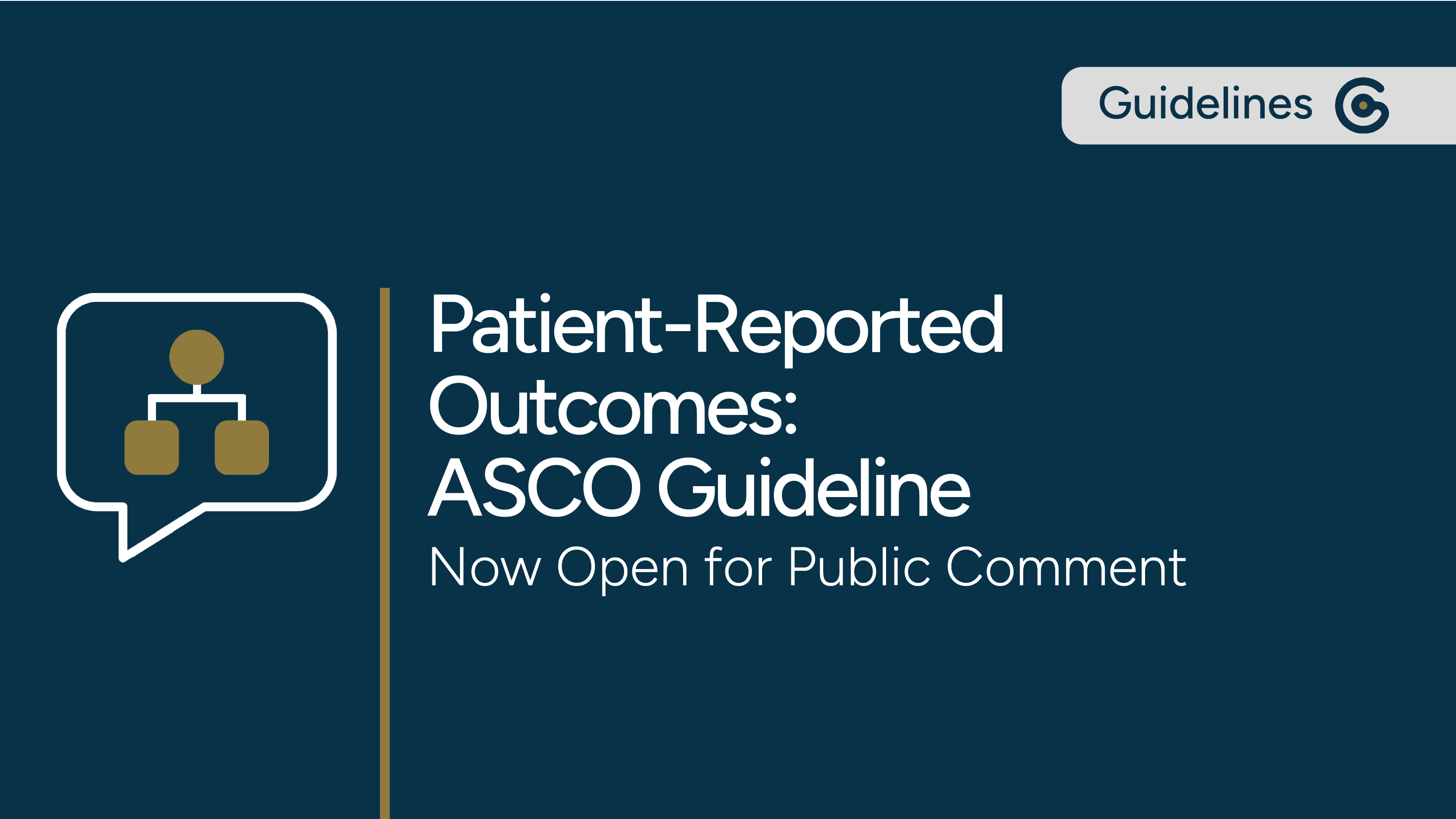 ASCO’s Patient-Reported Outcomes Guideline is Now Open for Public ...