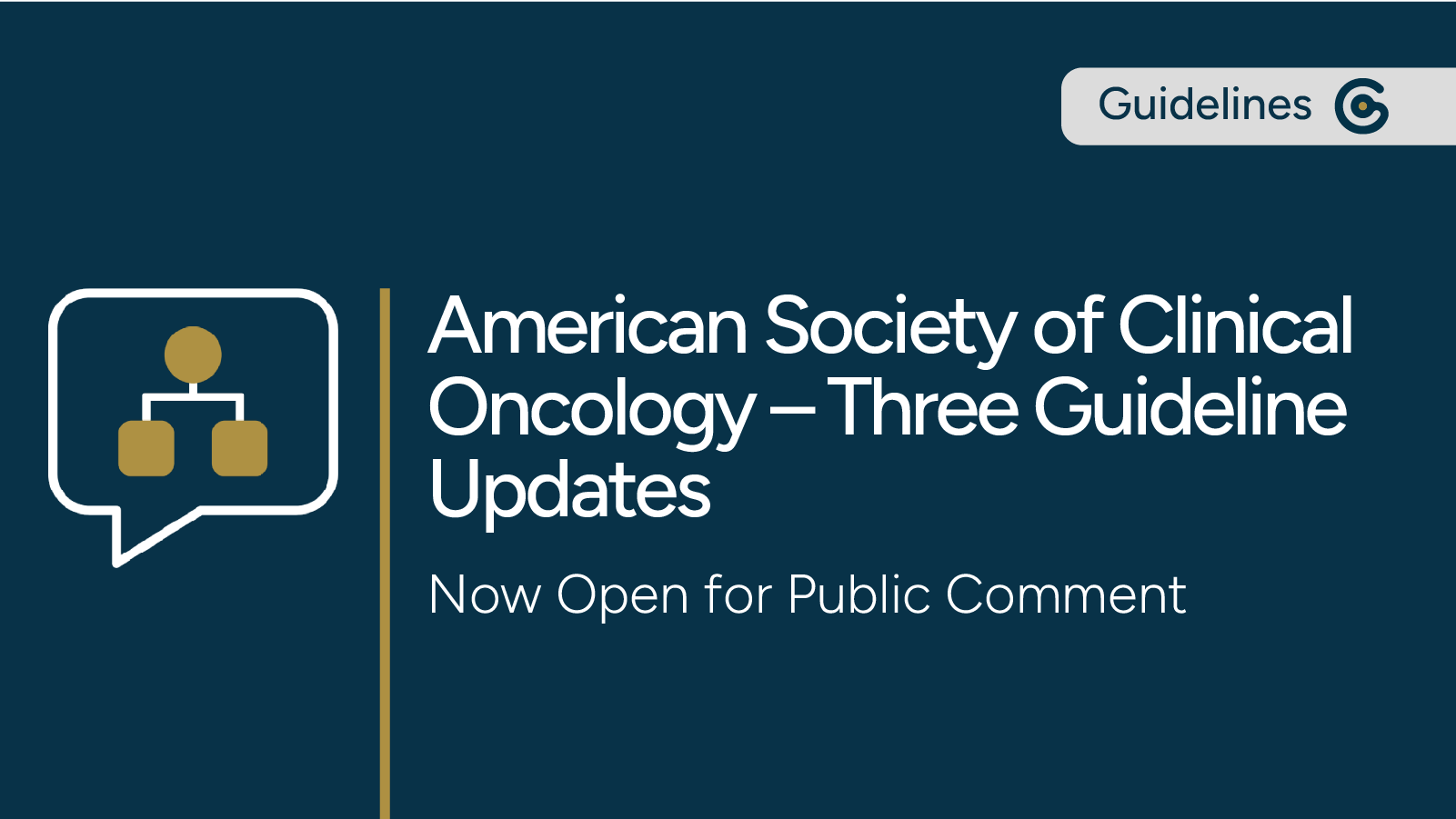 ASCO Recommendations for Three Guidelines, Now Open For Public Comment post image