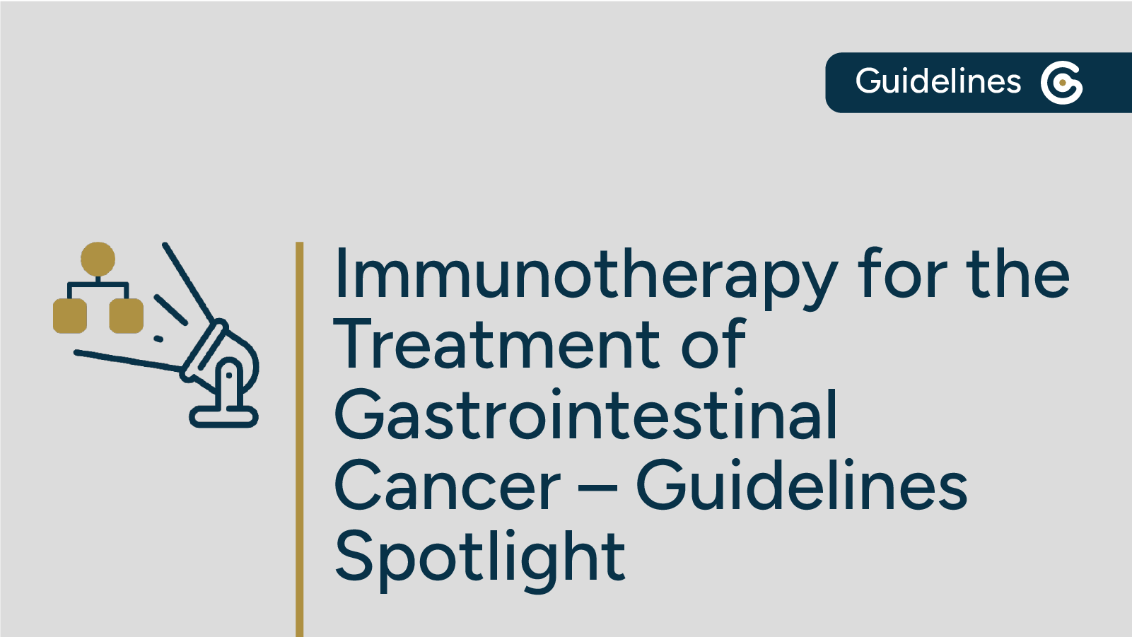 SITC Immunotherapy for the Treatment of Gastrointestinal Cancer - Guidelines Spotlight featured image