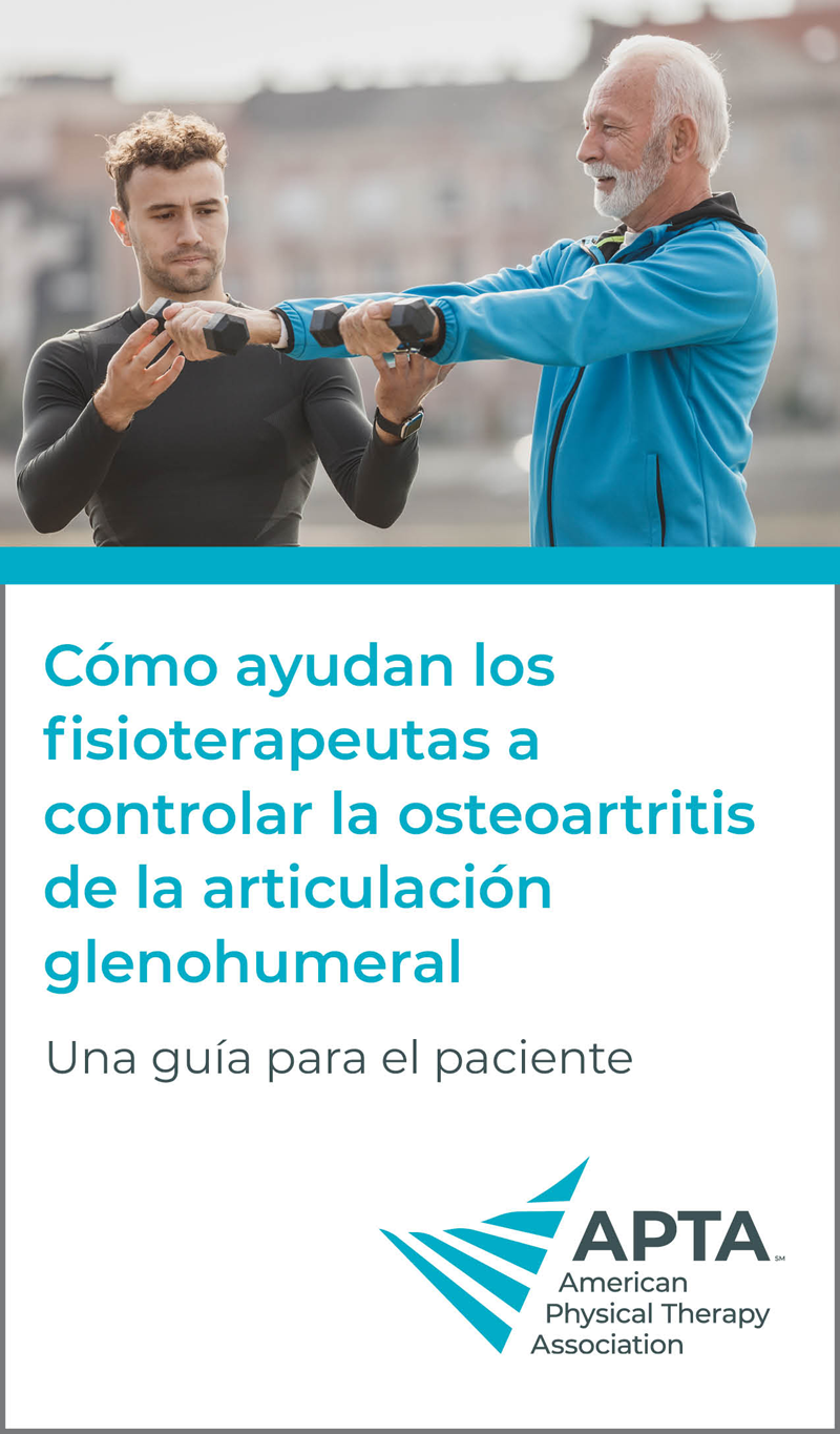 Cómo ayudan los fisioterapeutas a controlar la osteoartritis de la articulación glenohumeral