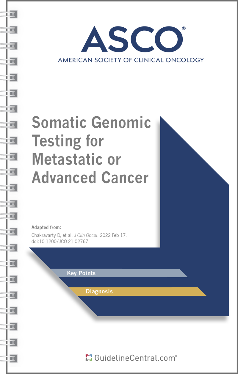 Somatic Genomic Testing for Metastatic or Advanced Cancer