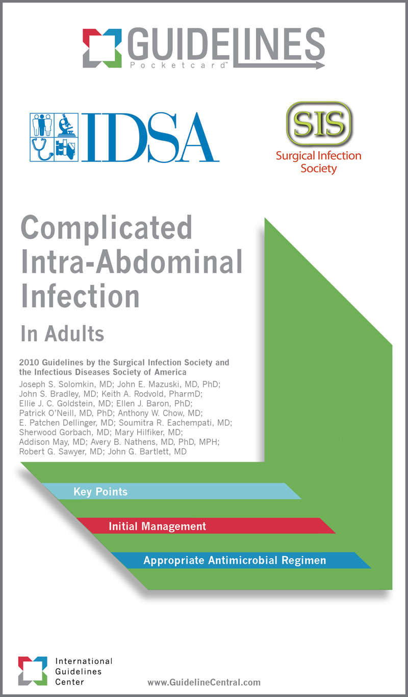 Complicated Intra-abdominal Infection in Adults