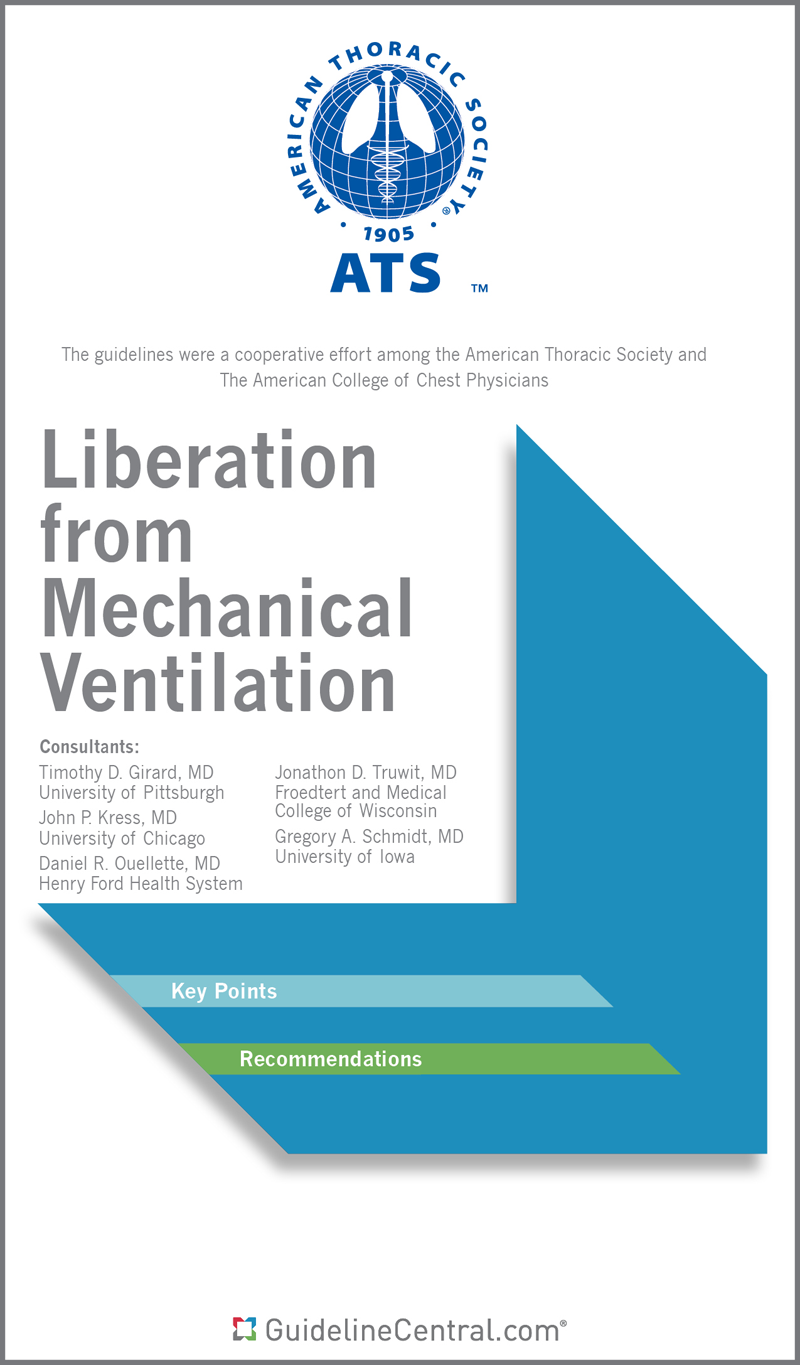Liberation from Mechanical Ventilation in Critically Ill Adults