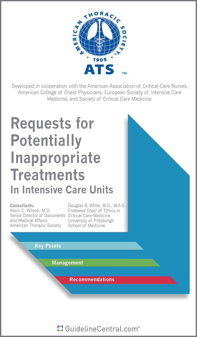 Requests for Potentially Inappropriate Treatments In Intensive Care Units