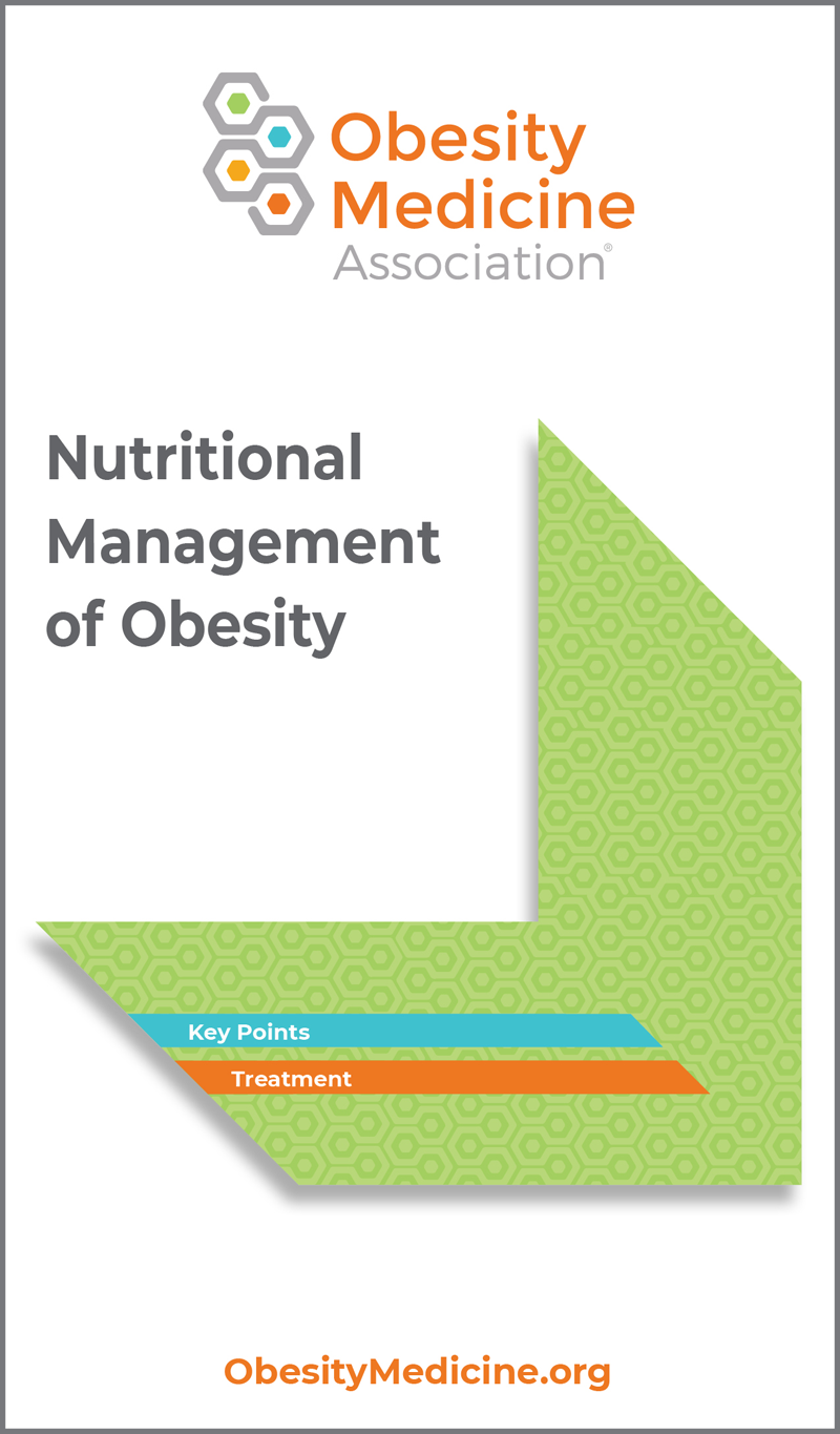 Nutritional Management of Obesity
