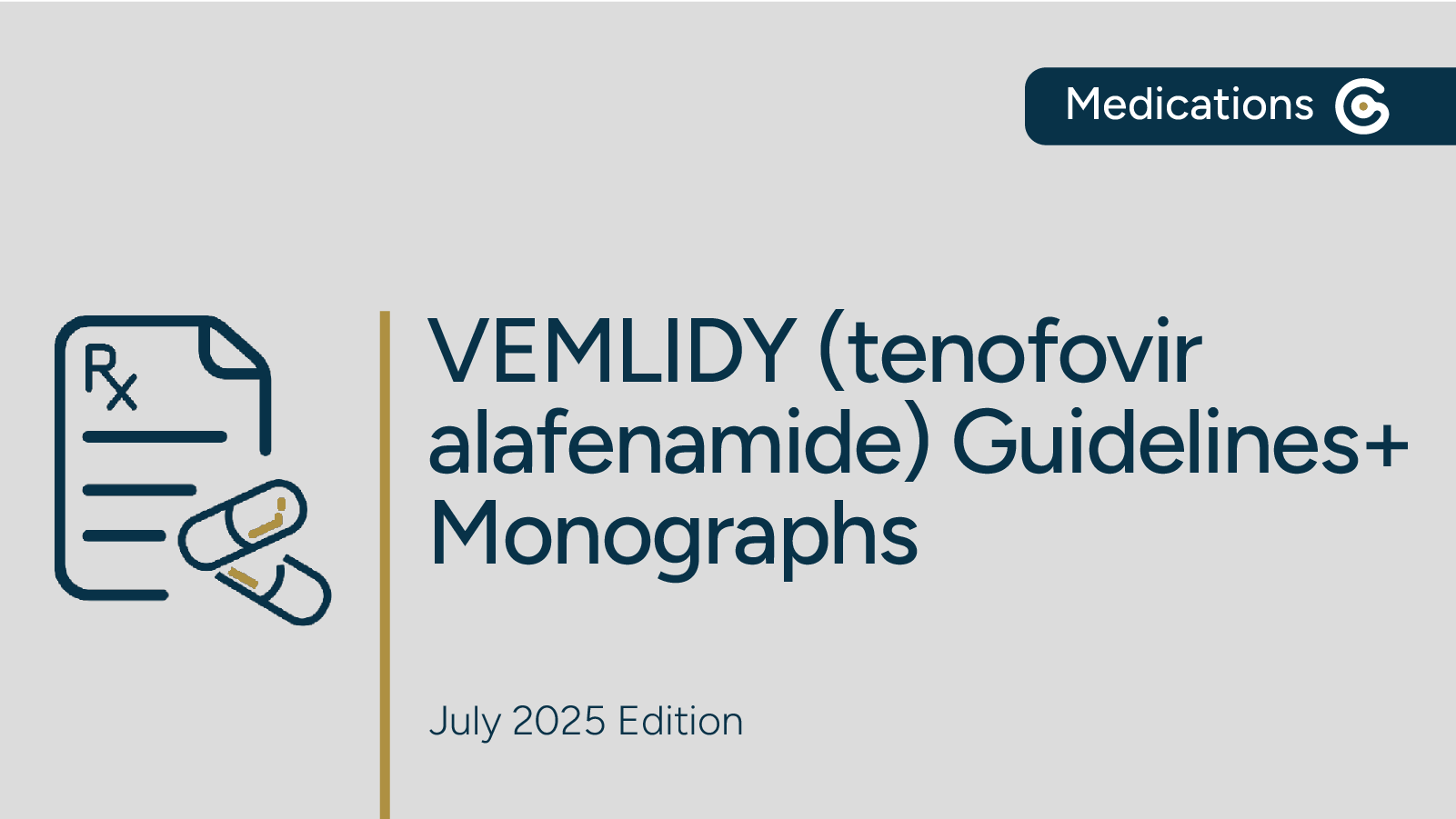 VEMLIDY (Tenofovir Alafenamide) Monograph – Chronic Hepatitis B Virus Treatment featured image