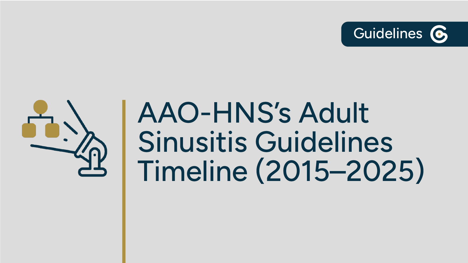 AAO-HNS's Adult Sinusitis Guidelines Timeline (2015-2025) featured image