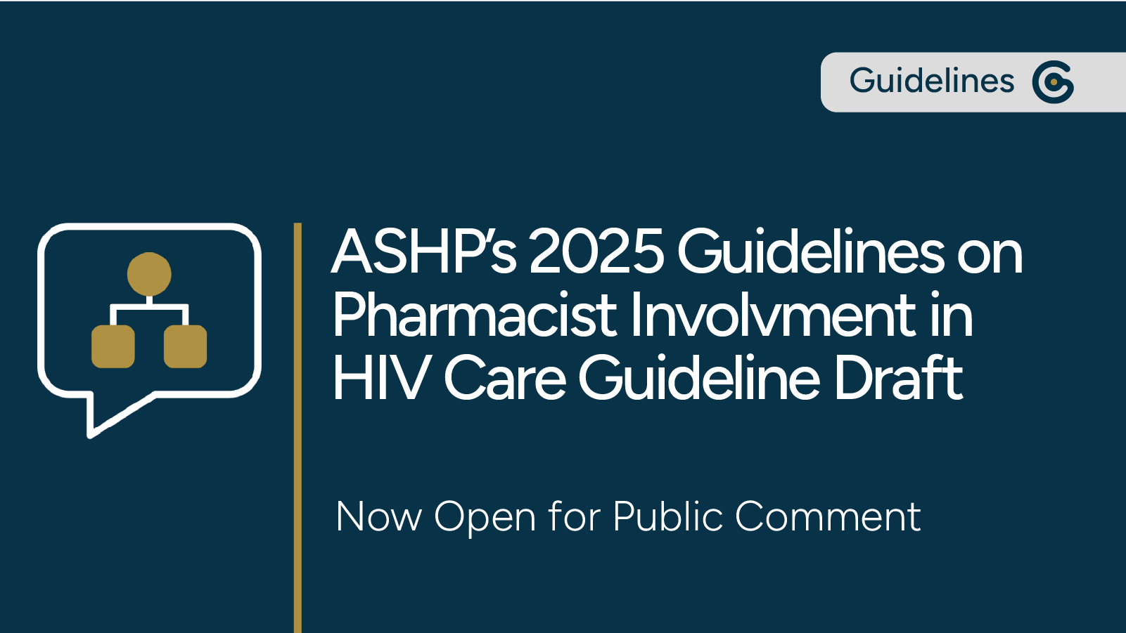 ASHP's Draft Guideline for Pharmacist Involvement in HIV Care Now Open for Public Comment post image