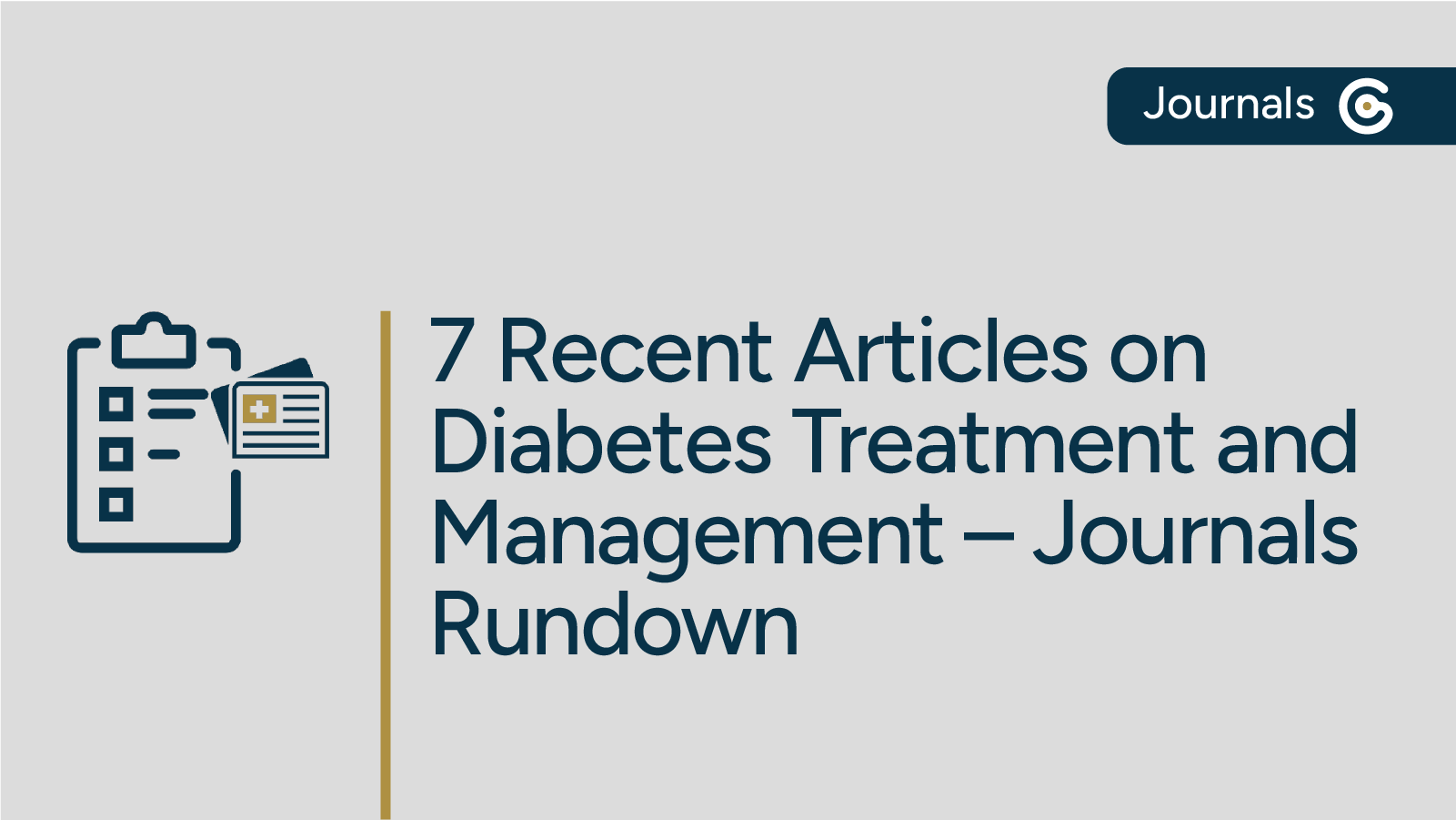 7 of the Latest Research Articles on Diabetes from Medical Journals post image