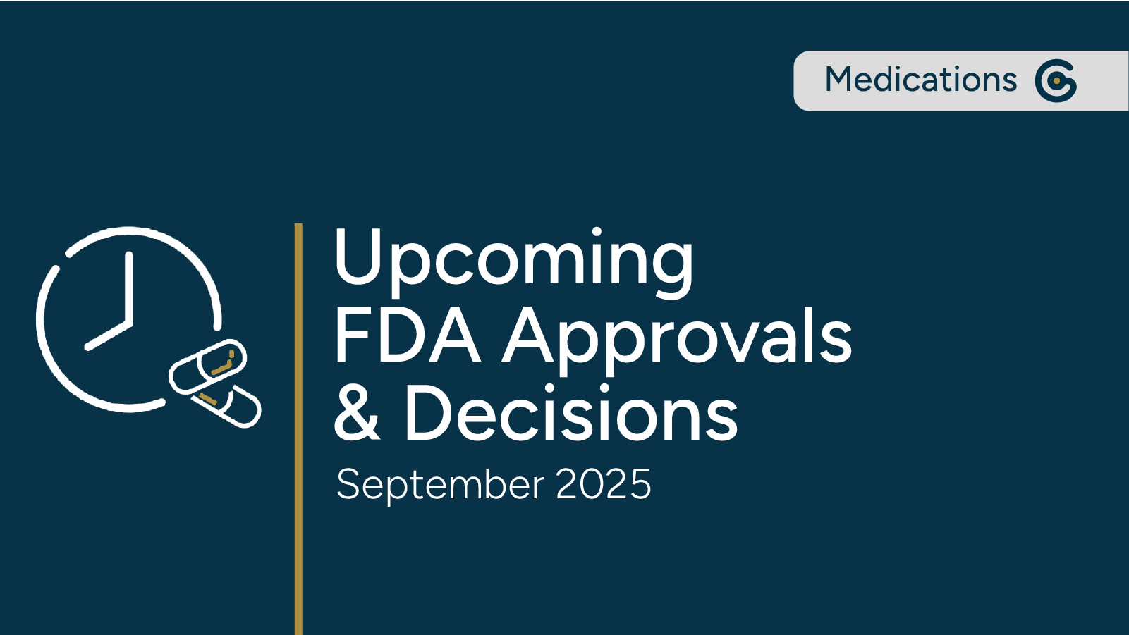 10 Upcoming FDA Approvals for September 2025 post image