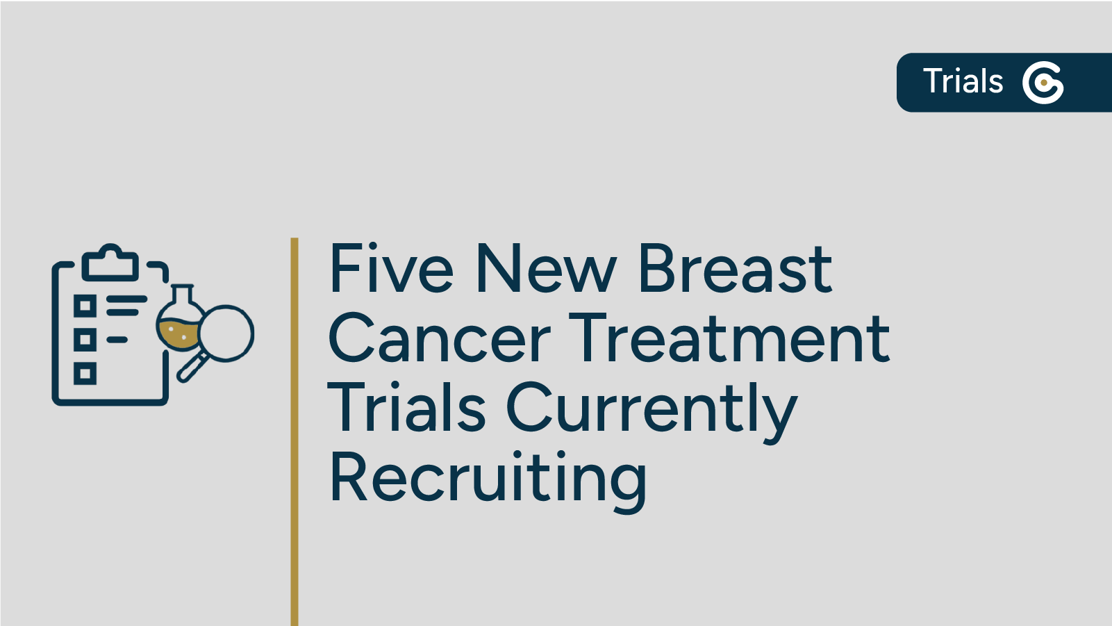 Breast Cancer Clinical Trials — Five New, Currently Recruiting Phase 3 Trials featured image