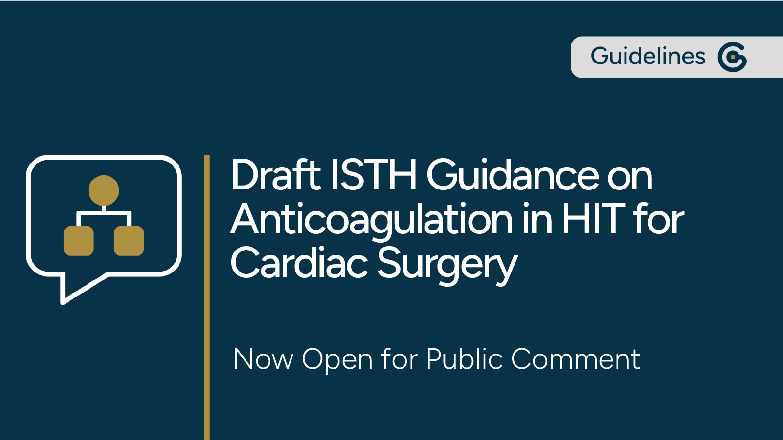 ISTH Draft Manuscript for Anticoagulation in HIT Requiring Cardiac Surgery Open for Comment featured image