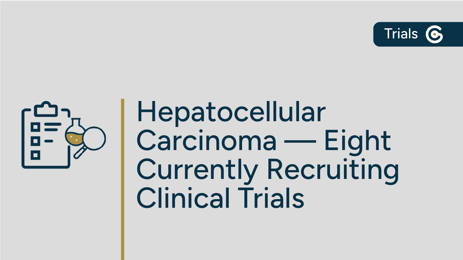 Top Currently Recruiting Hepatocellular Carcinoma Clinical Trials post image