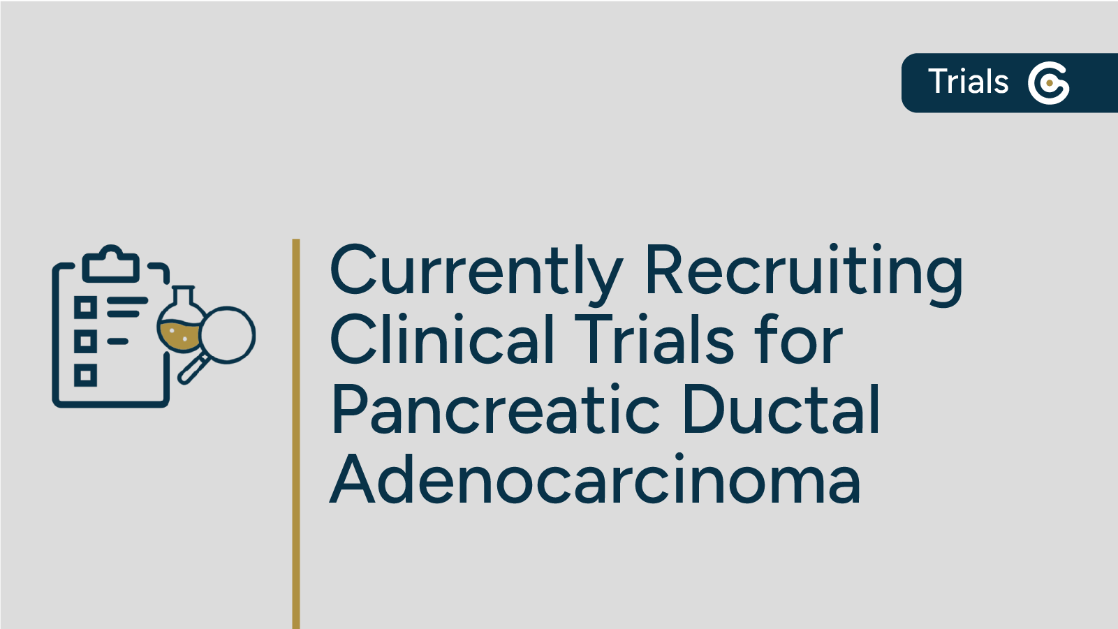 Five Currently Recruiting, Phase 3 Clinical Trials on Pancreatic Ductal Adenocarcinoma post image