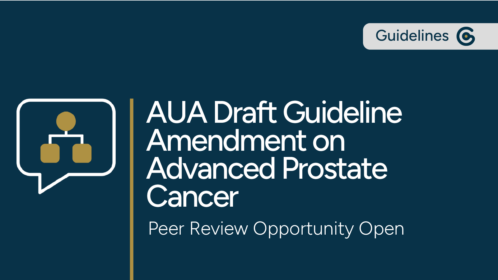 AUA Draft Advanced Prostate Cancer Guideline Amendment Peer Review Opportunity Now Open post image