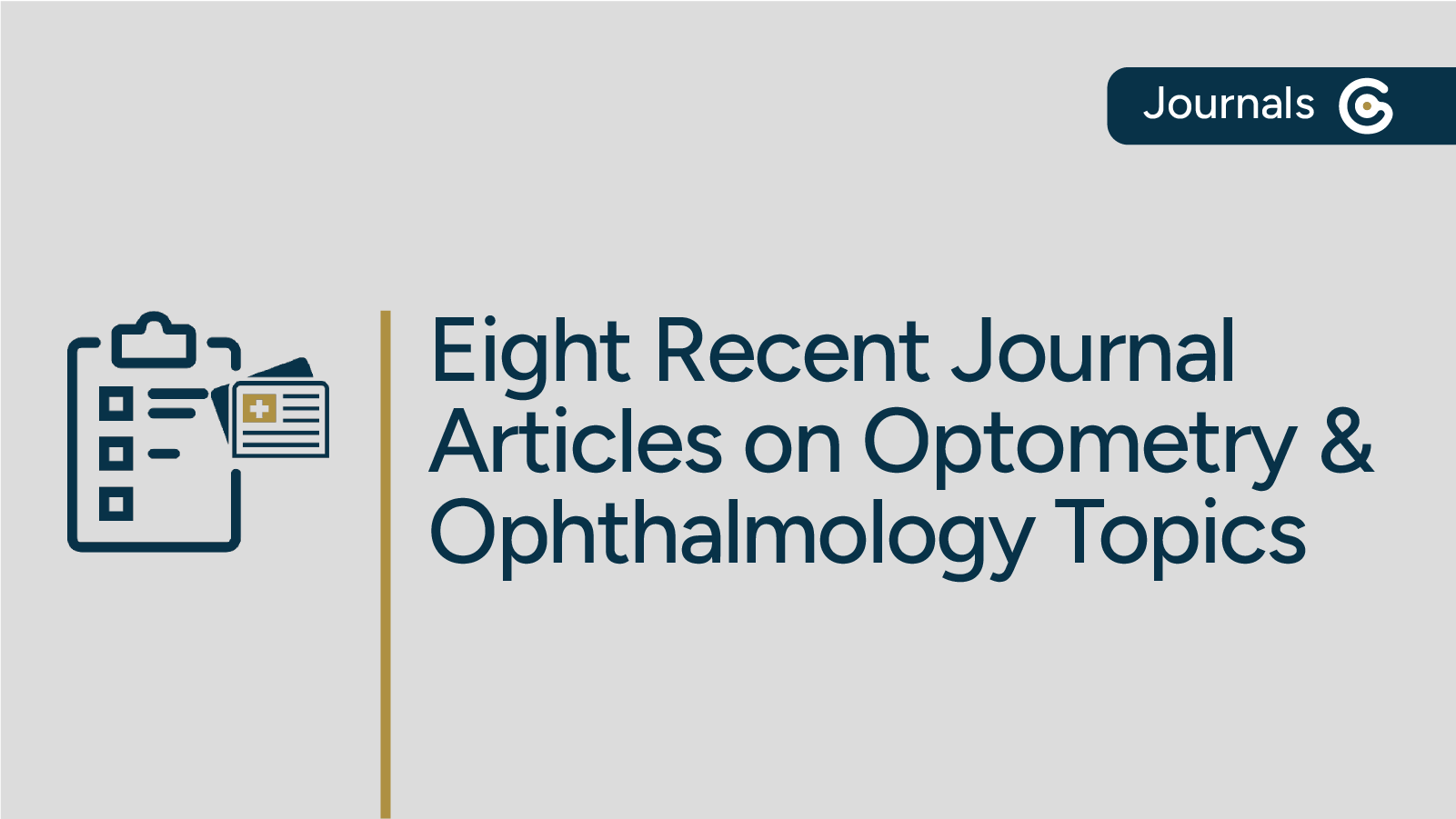 The Latest in Optometry and Ophthalmology – Journals Rundown Featuring Glaucoma and Cataract Surgery post image