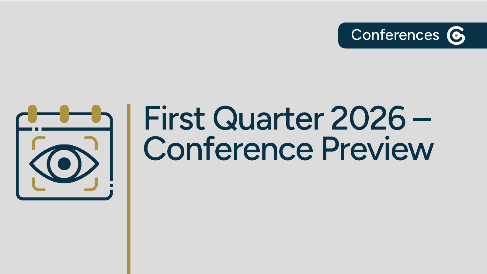 Upcoming Medical Conferences in Q1 2026 post image