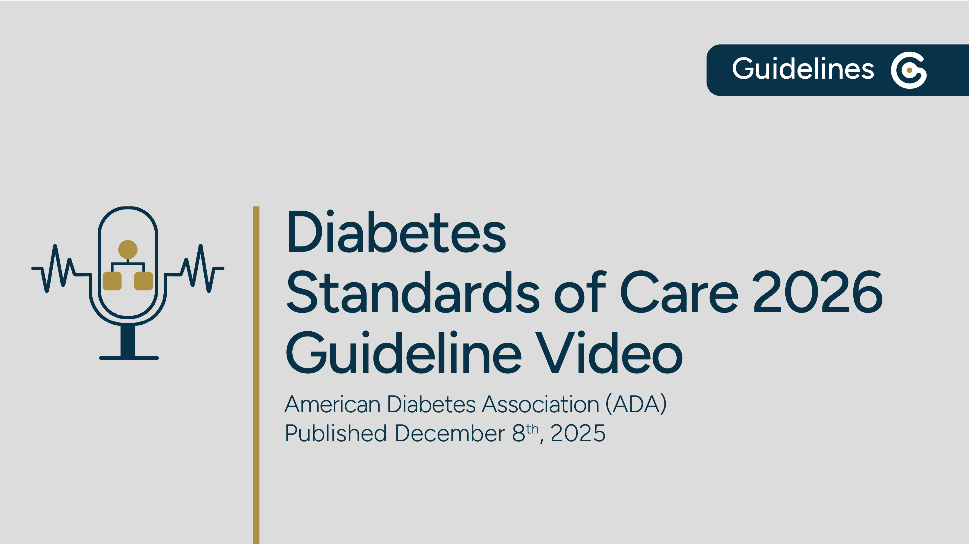 American Diabetes Association’s Newest Guideline on Diabetes Standards of Care 2026 post image