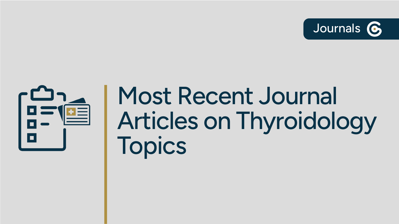 The Latest in Thyroidology – Journals Rundown Featuring Hypothyroidism and Graves' Disease post image