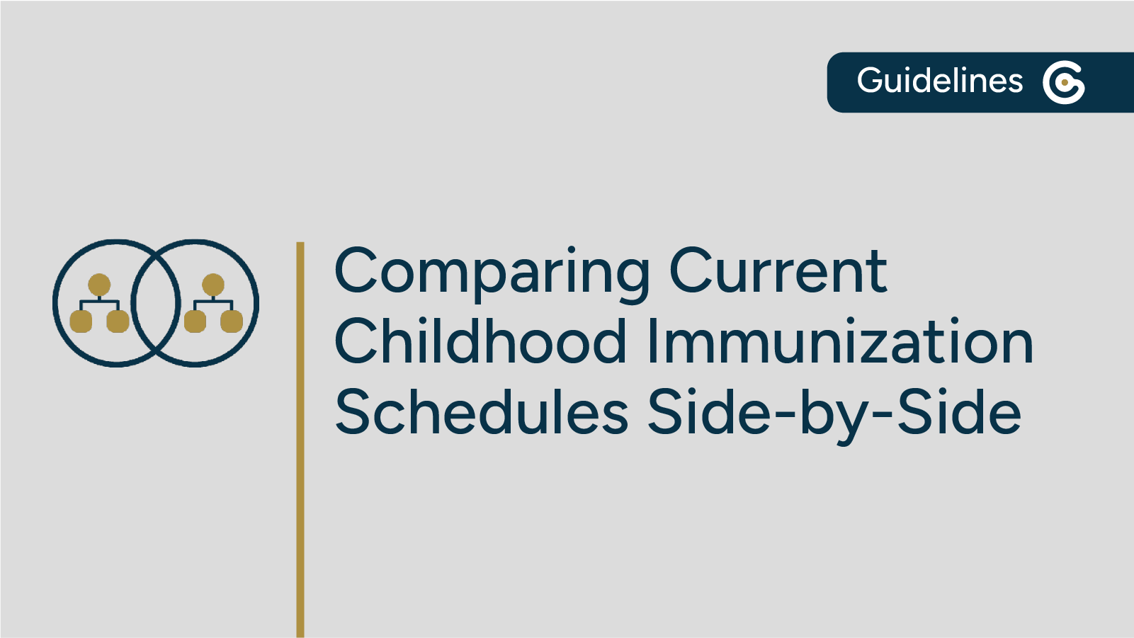 Comparing Childhood Immunization Schedule Guidelines Side-by-Side post image
