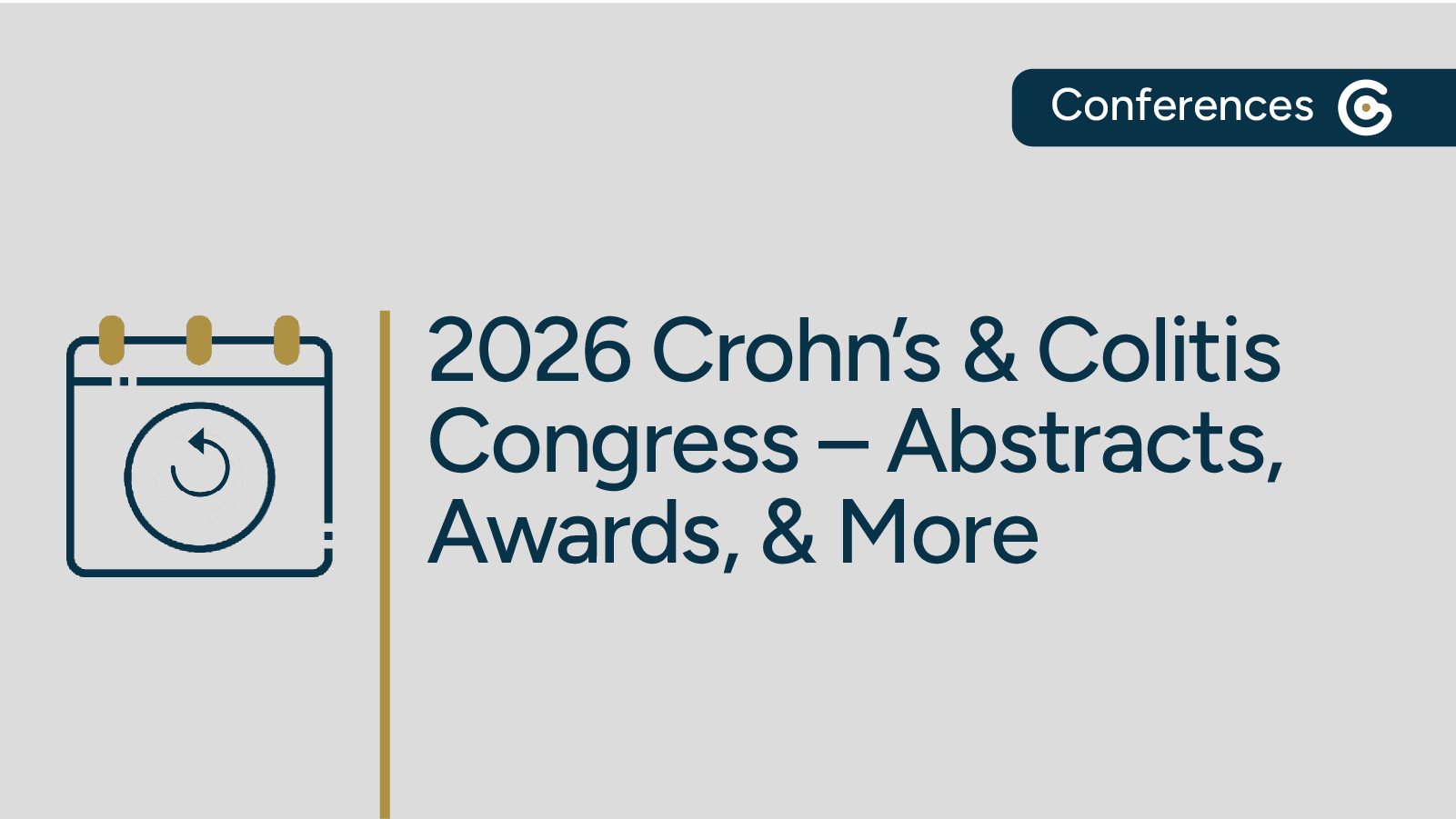 Crohn's & Colitis Congress 2026 Annual Meeting Recap – Abstracts, Awards, & More post image