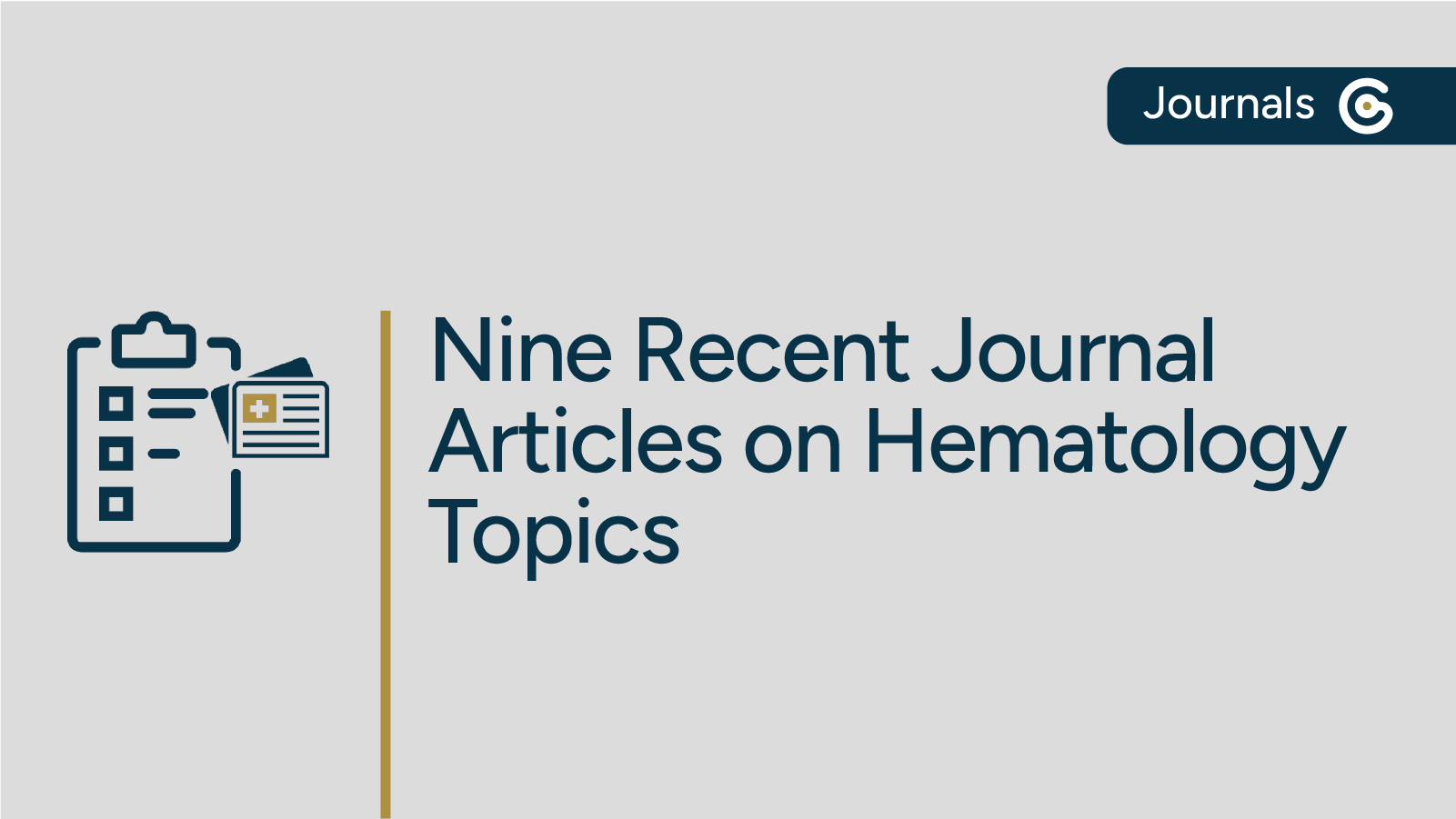 Latest in Hematology – Journals Rundown Featuring Anemia, Hemophilia, & More featured image