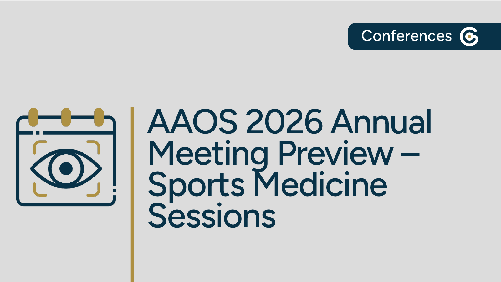 AAOS 2026 Annual Meeting Conference Preview on Sports Medicine featured image