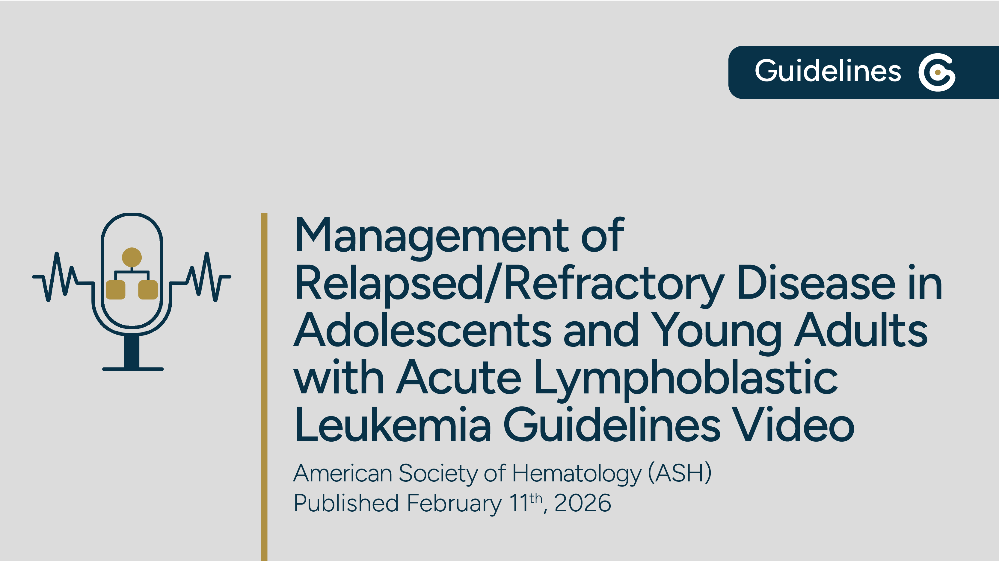 ASH Management of Relapsed/Refractory Disease in AYAs with Acute Lymphoblastic Leukemia – Overview featured image