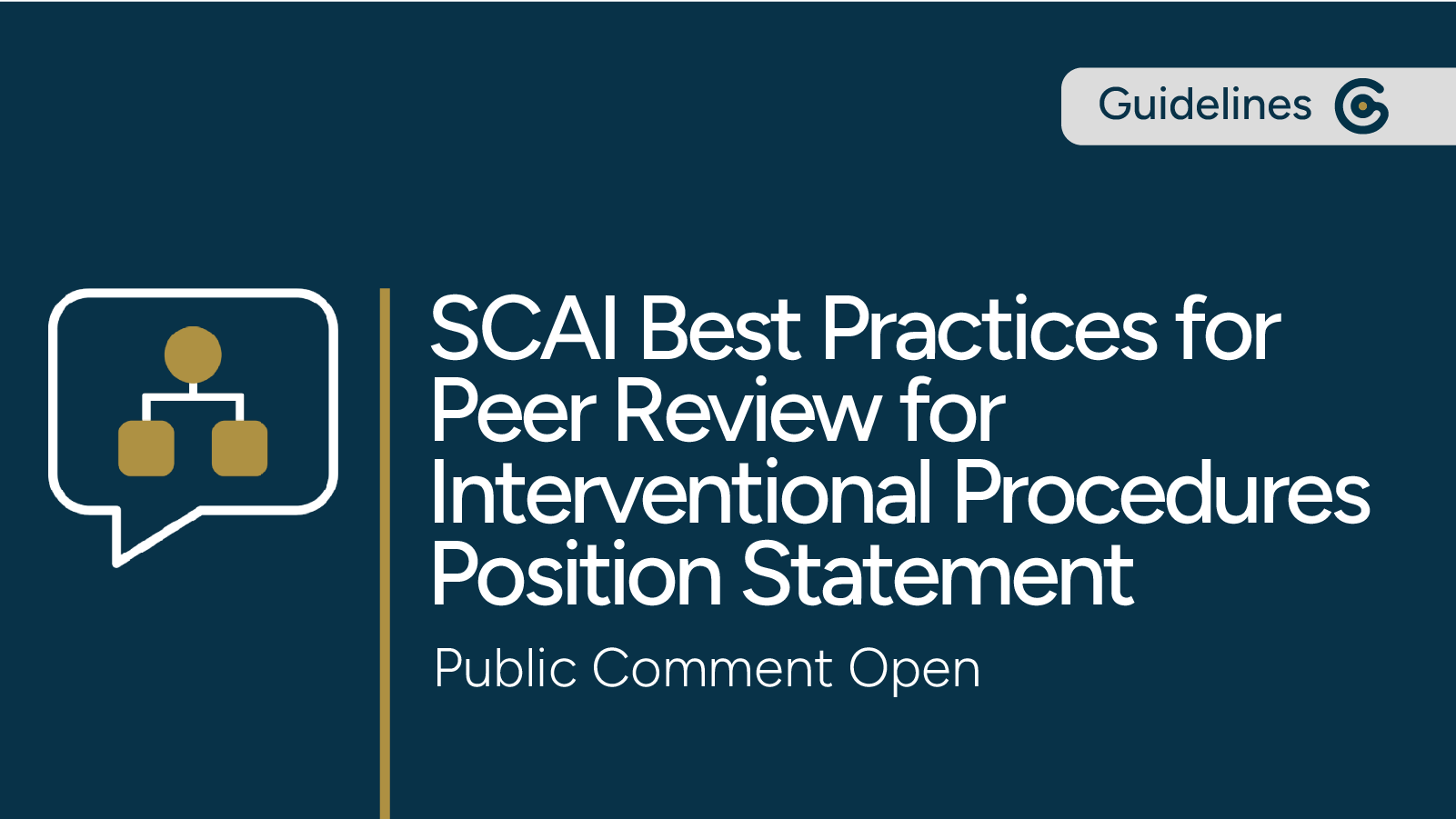 SCAI Draft Position Statement for Best Practices for Peer Review in Interventional Procedures Open for Comment featured image