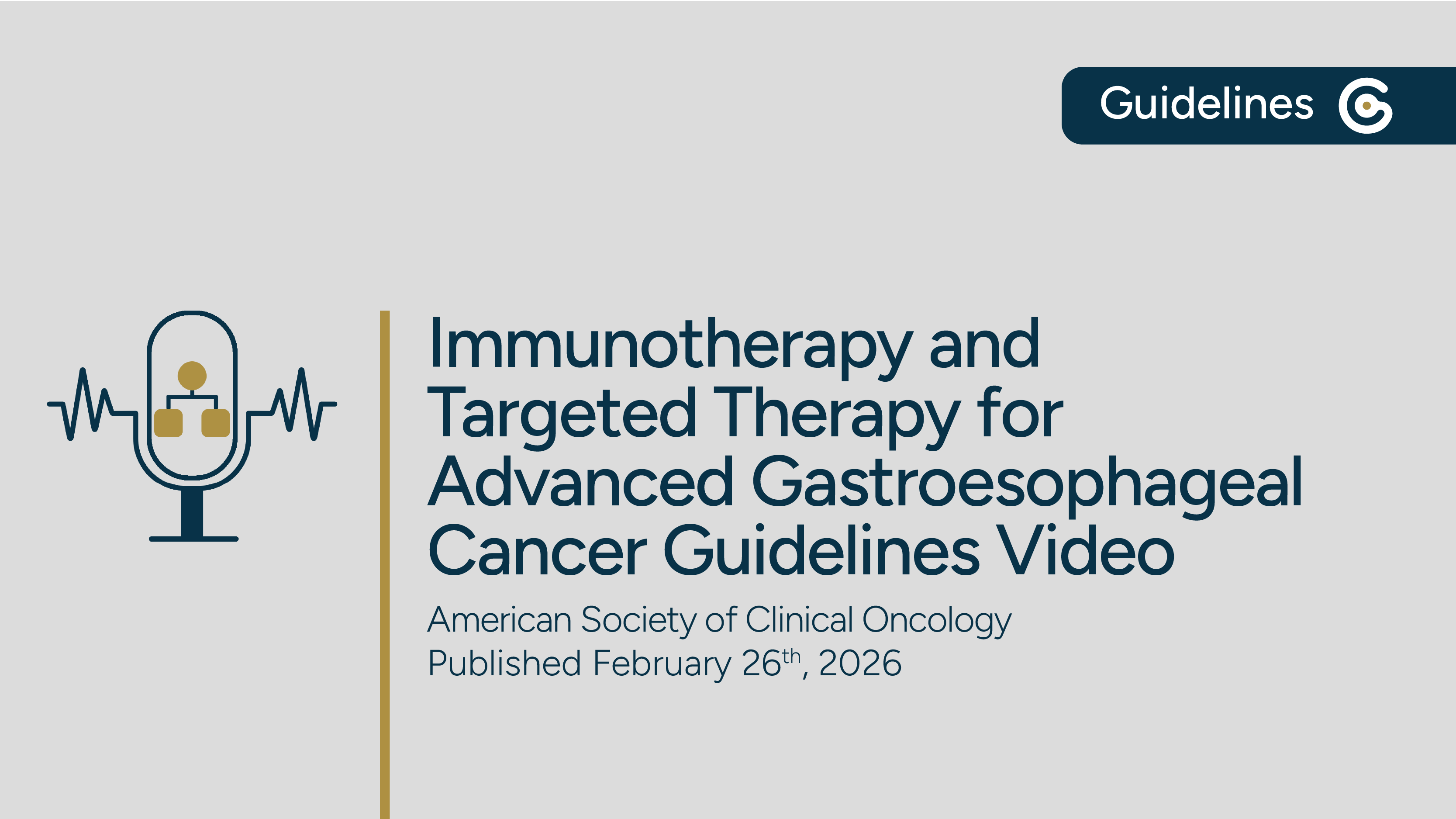 ASCO Immunotherapy and Targeted Therapy for Advanced Gastroesophageal Cancer Update – Key Changes featured image