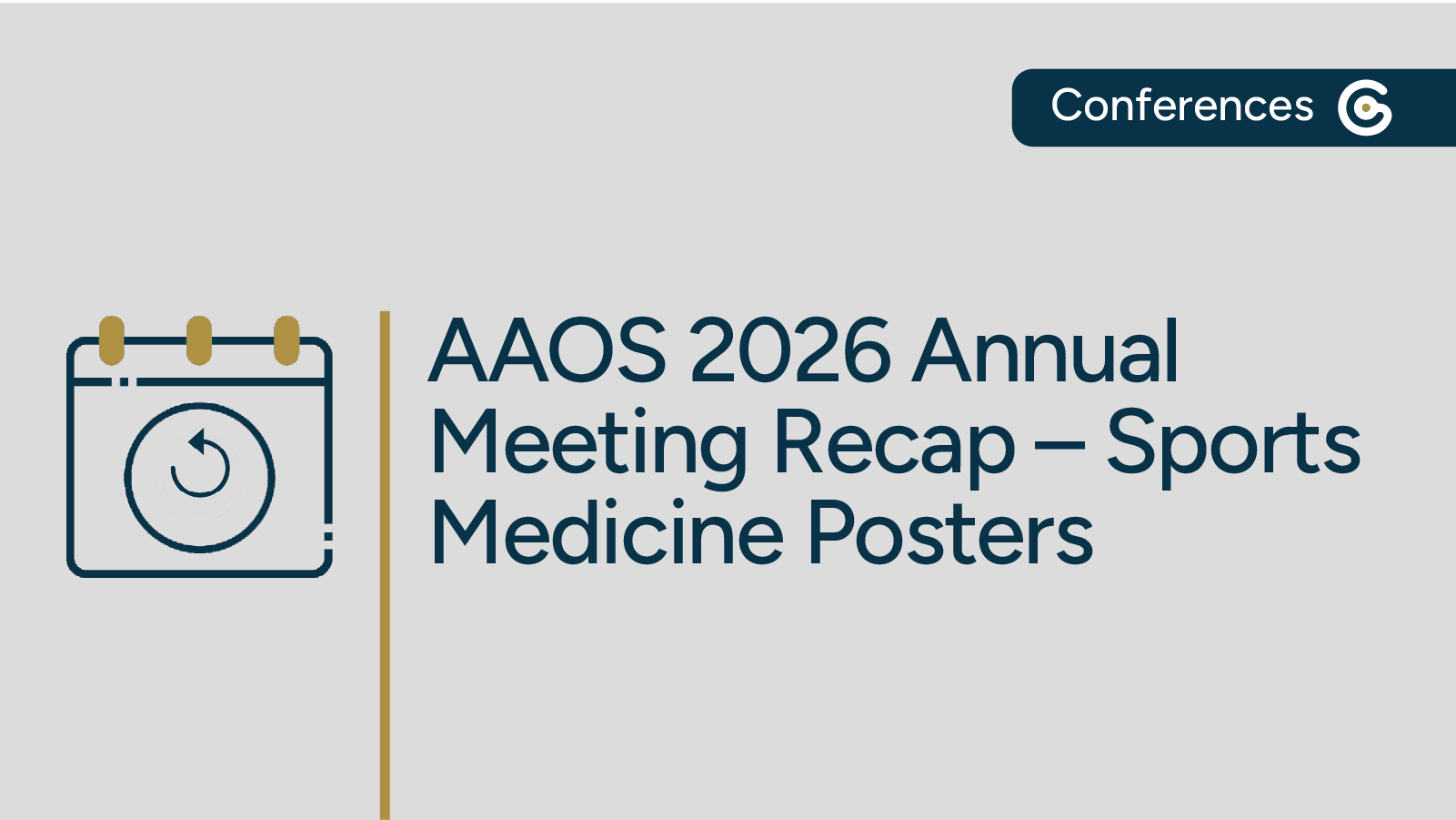 AAOS 2026 Annual Meeting Recap – Sports Medicine Posters post image