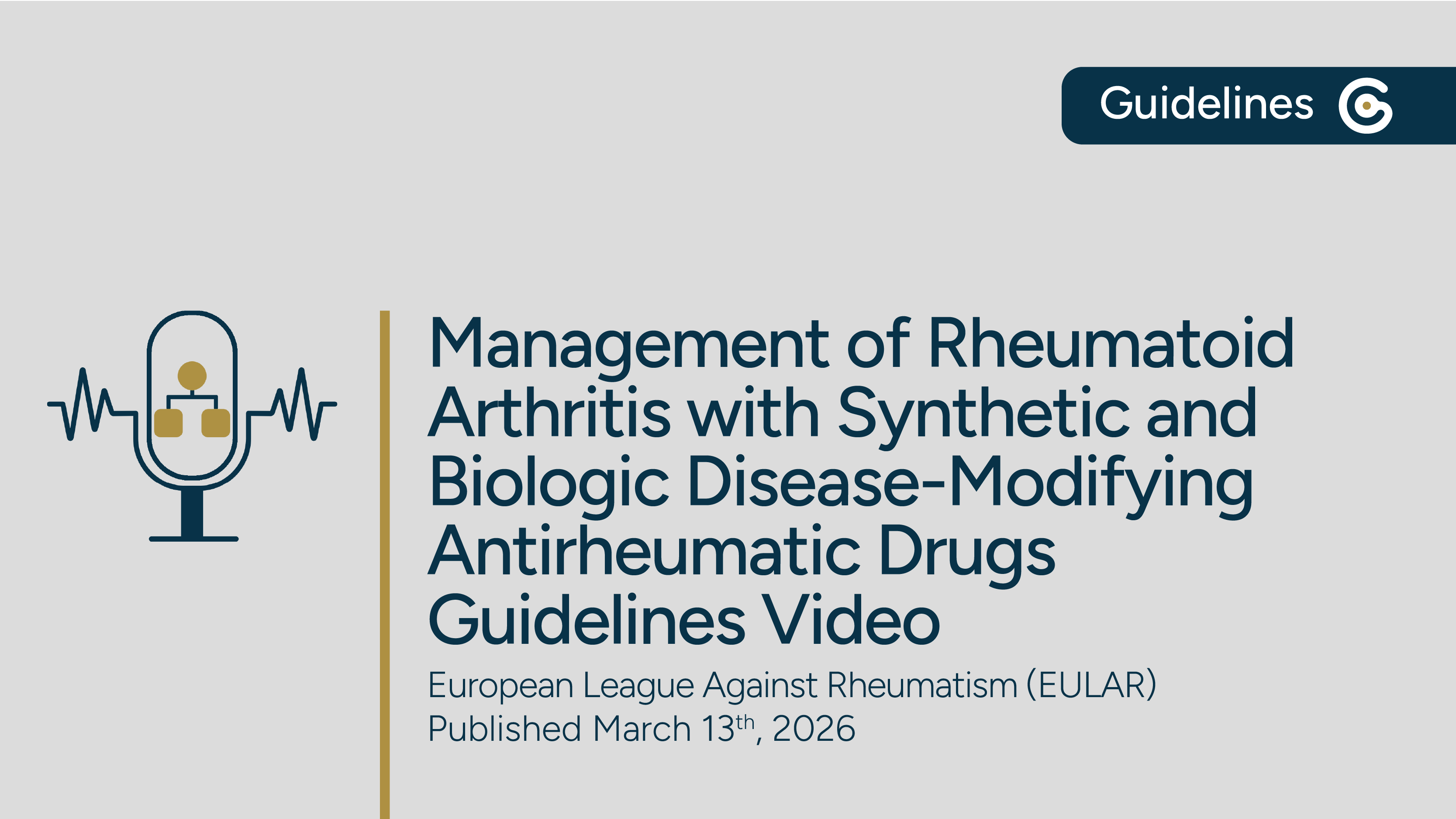 EULAR Management of Rheumatoid Arthritis with Disease-Modifying Antirheumatic Drugs featured image
