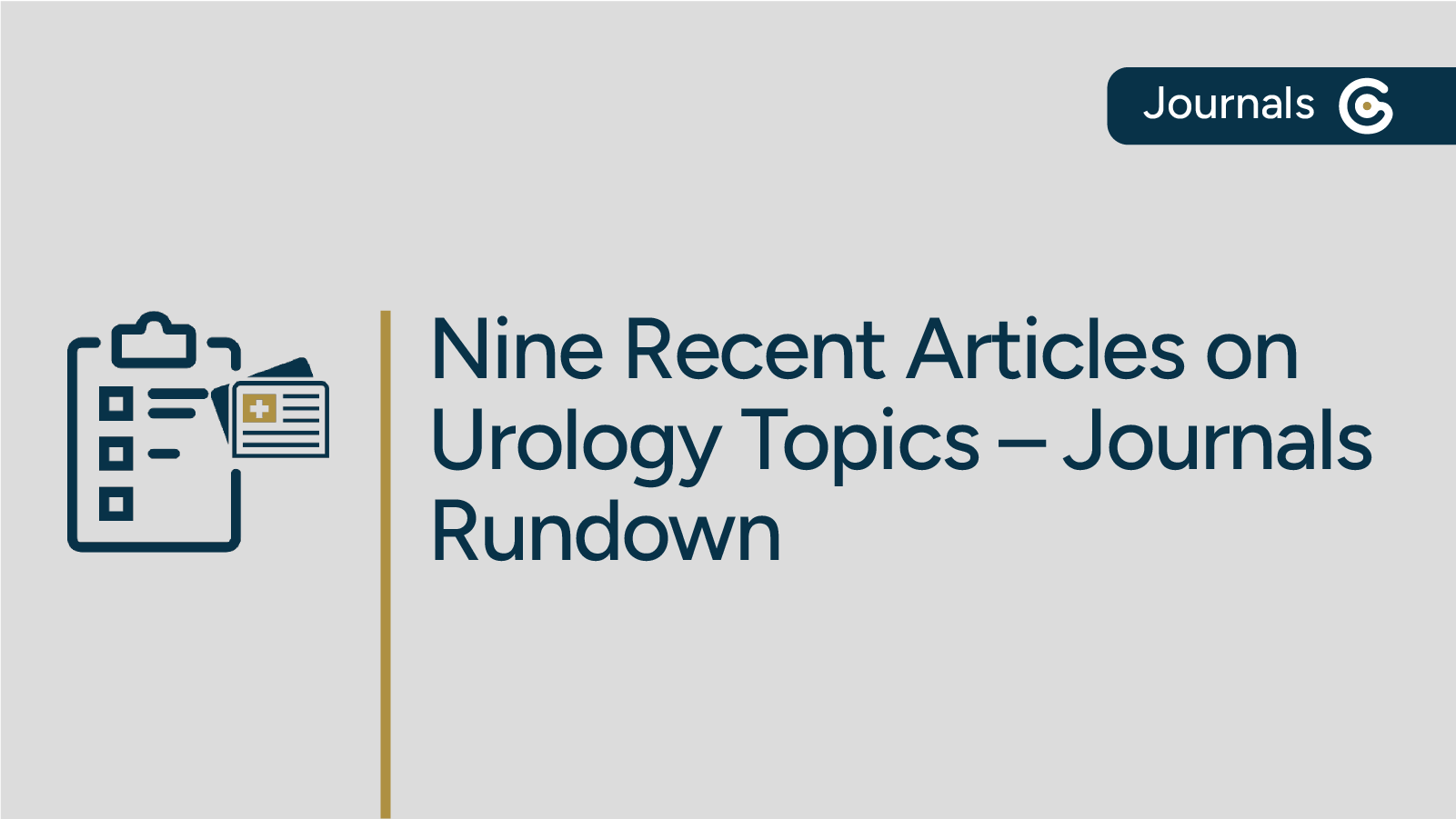 The Latest in Urology – Journals Rundown Featuring Kidney Stones, UTI, & More post image
