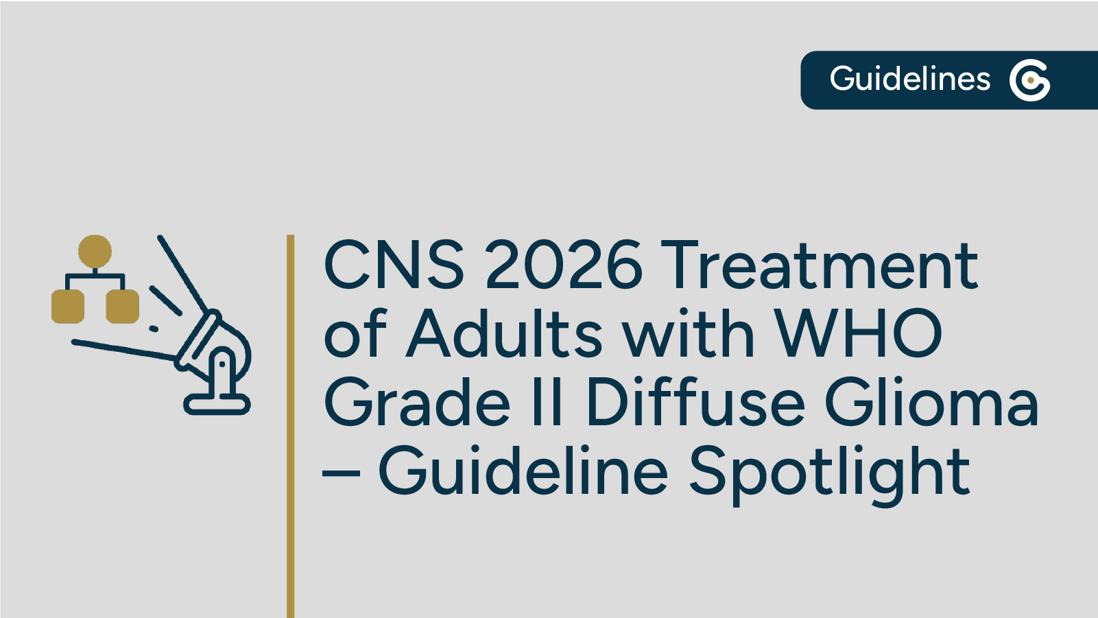 2026 CNS Treatment of Adults with WHO Grade II Diffuse Glioma Guideline Update featured image