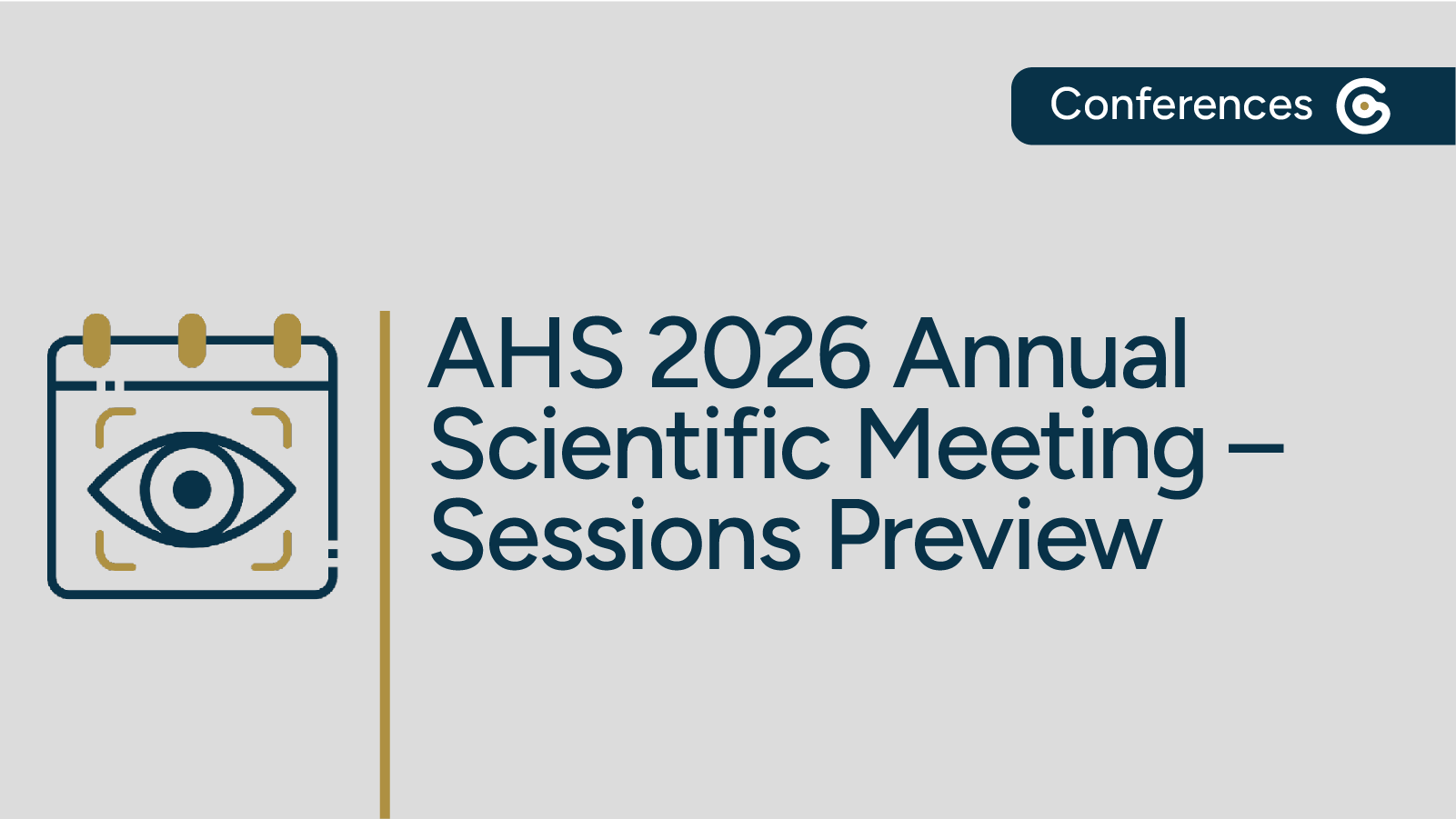 AHS 2026 Conference Preview – Top Sessions to Attend featured image