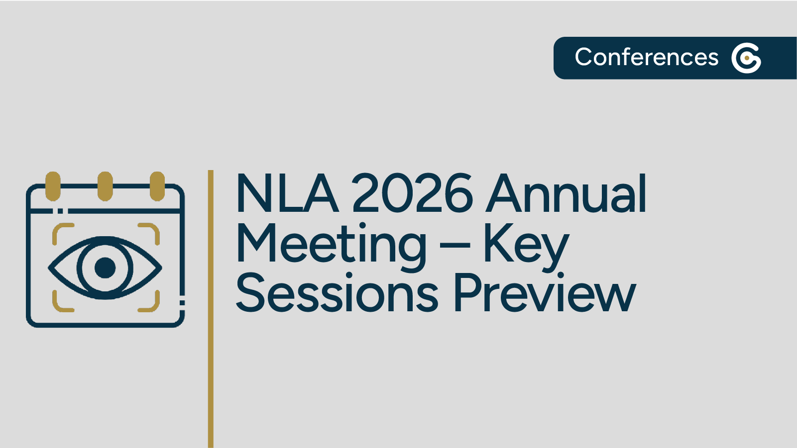 NLA 2026 Conference Preview – 12 Key Sessions featured image