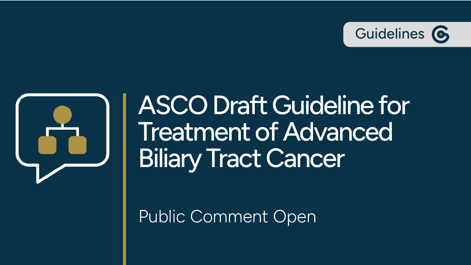 ASCO Draft Guideline Treatment of Advanced Biliary Tract Cancer Now Open for Public Comment featured image