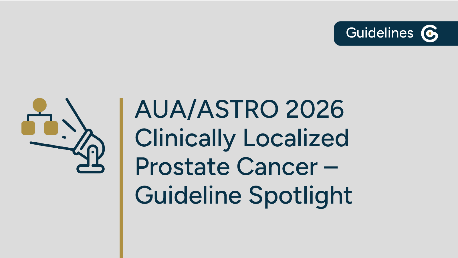 2026 AUA/ASTRO Clinically Localized Prostate Cancer Guideline Update featured image