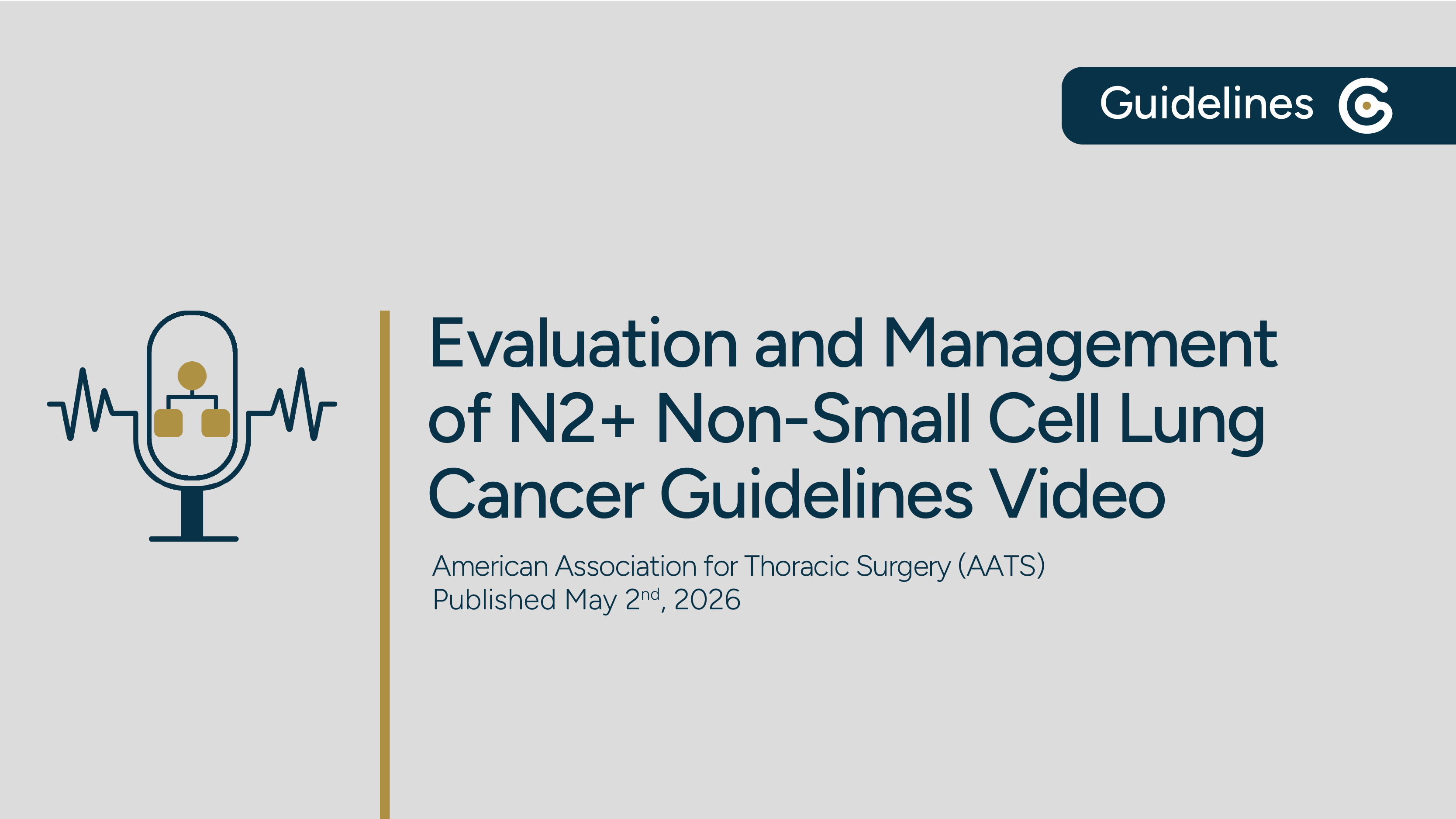 AATS Evaluation and Management of N2+ Non-Small Cell Lung Cancer 2026 Consensus Document featured image