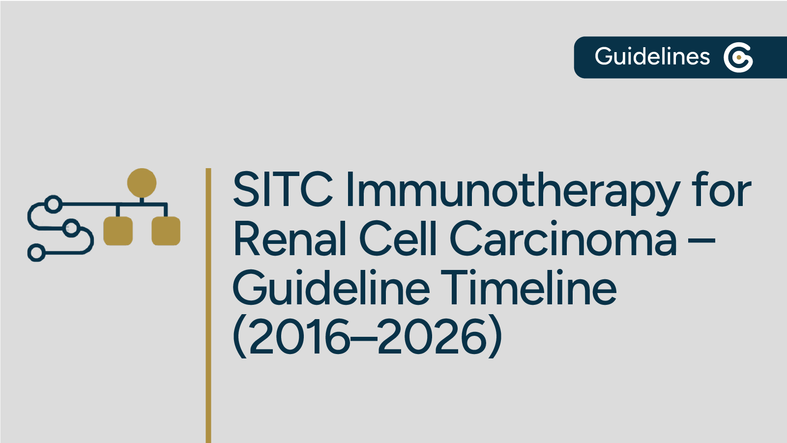 SITC's Immunotherapy for the Treatment of Renal Cell Carcinoma – Guideline Timeline (2016 – 2026) post image