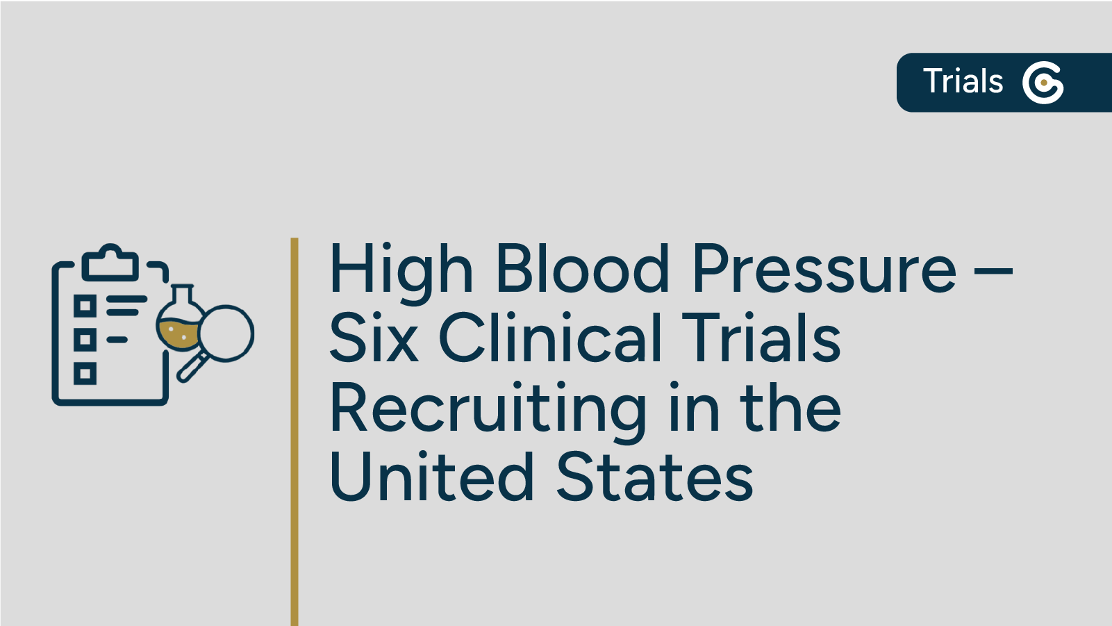 Six High Blood Pressure Clinical Trials Currently Recruiting in the United States featured image