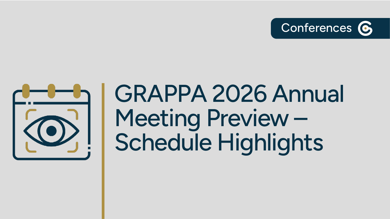 GRAPPA 2026 Conference Preview – Schedule Highlights & More featured image