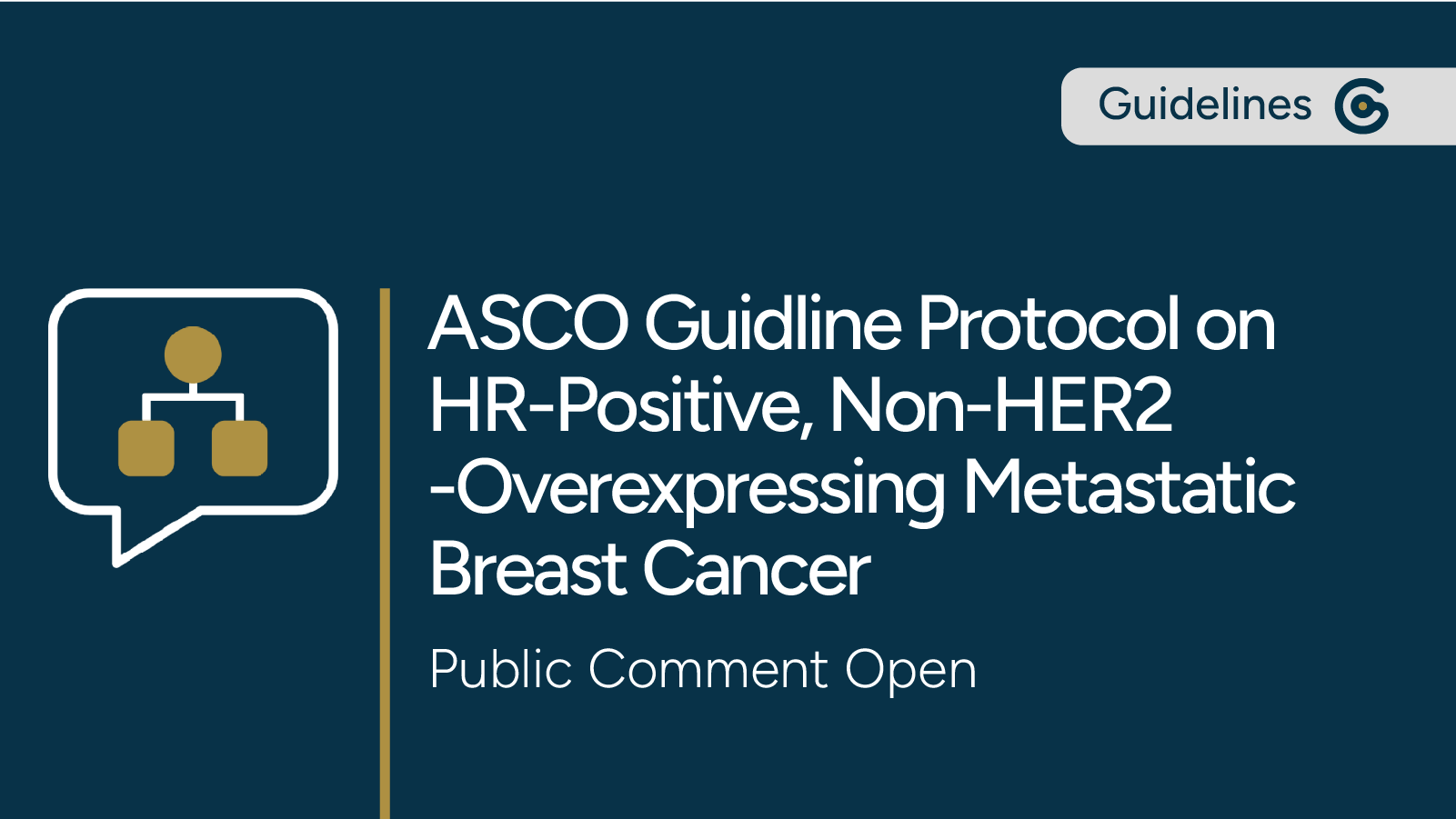 ASCO HR-Positive, Non-HER2-Overexpressing Metastatic Breast Cancer Guideline Protocol Now Open for Public Comment featured image