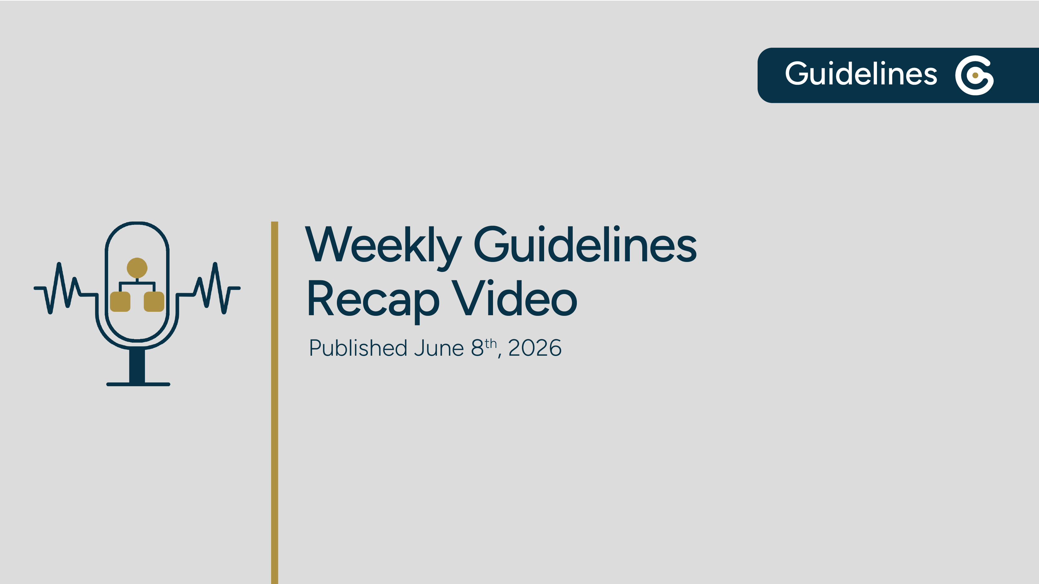Weekly Guideline Recap from ASGE, ISTH, NICE, SCCT/SCAI, ASECHO, and ADA featured image